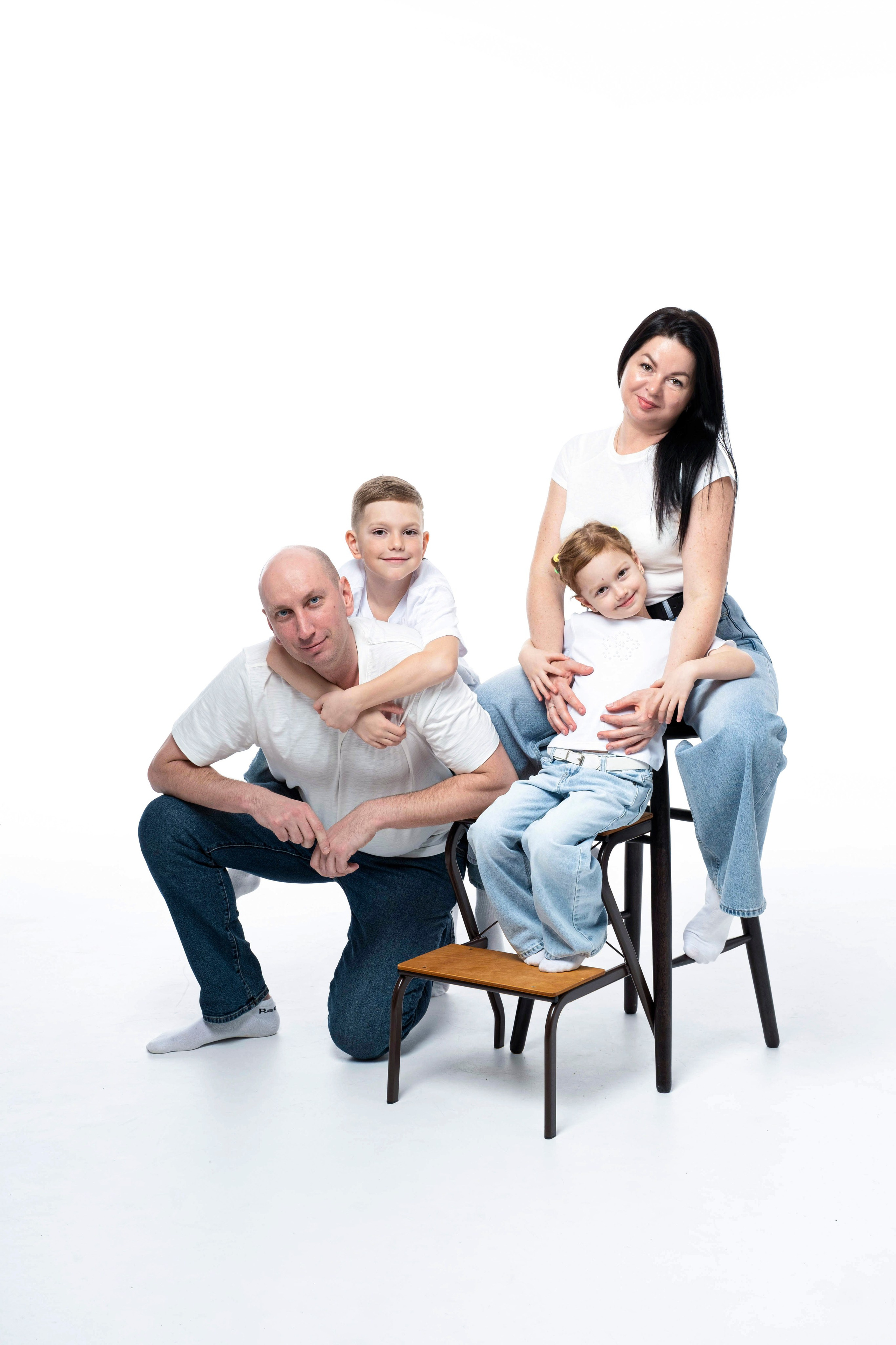 Семья Васютиных. Студийный, портретный, семейный фотограф Южно-Сахалинска Яна Радаева