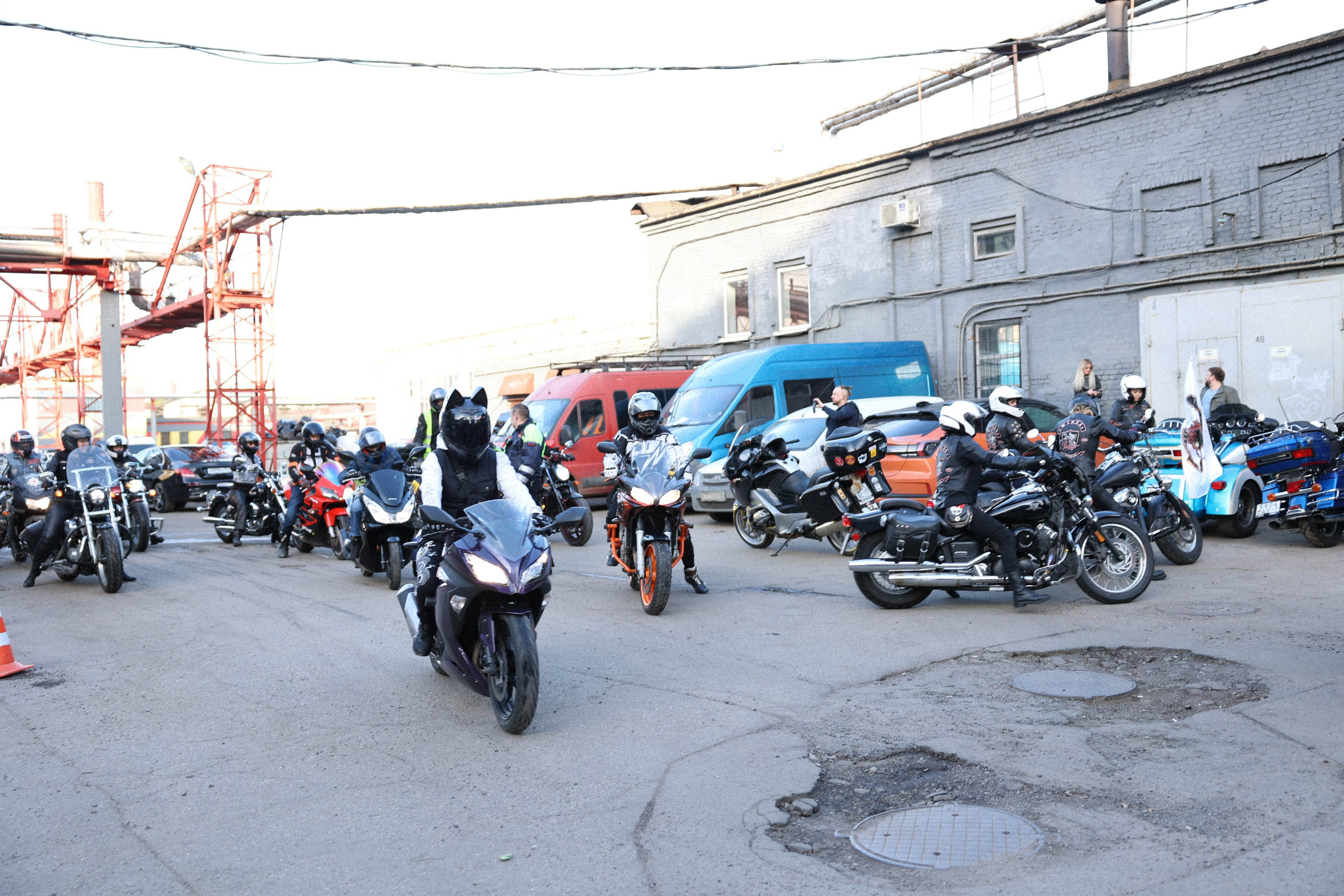 День мотоциклистки. Свадебный, репортажный, фотограф Москва и Московская область