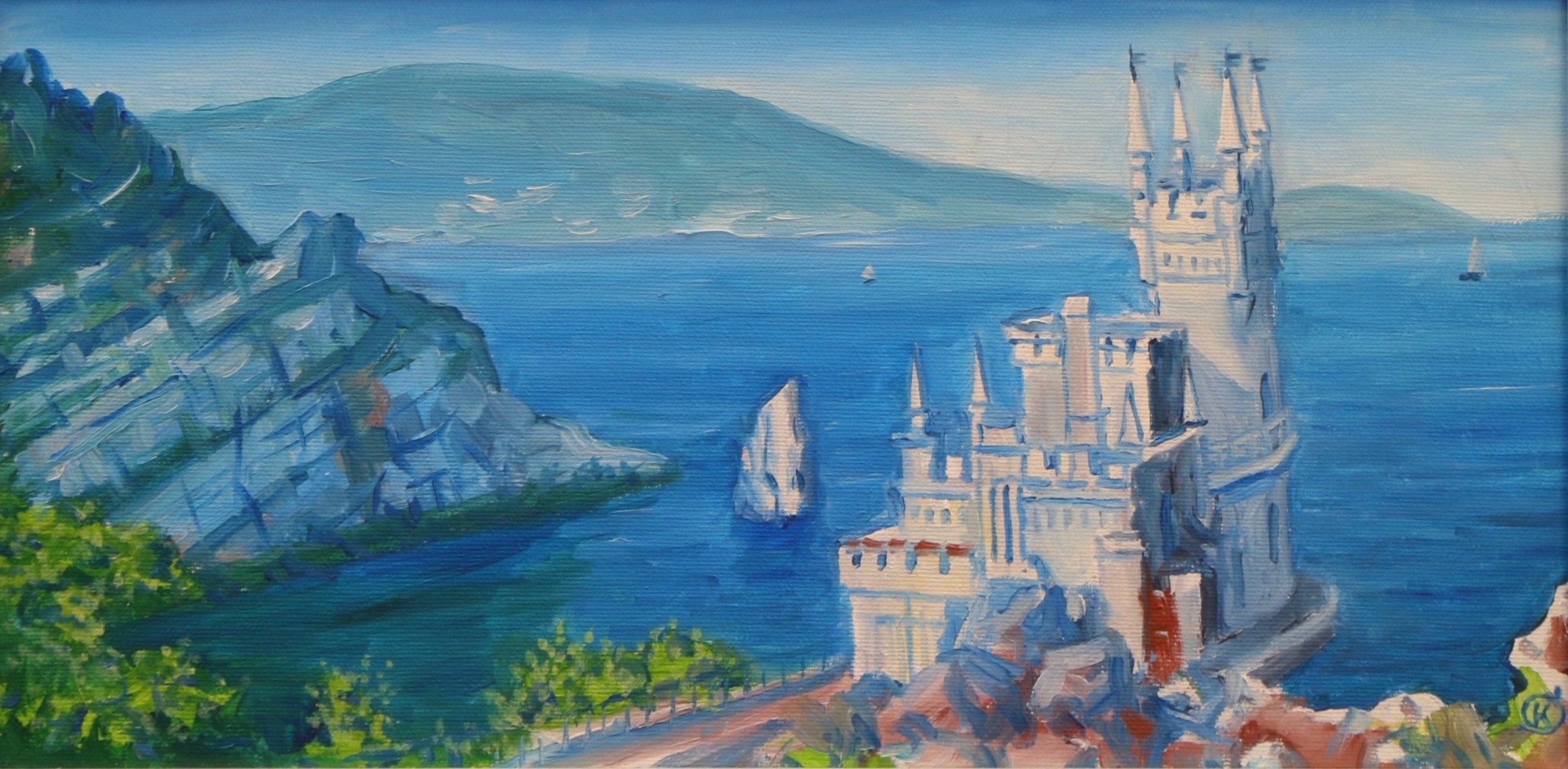 Морские пейзажи. Продажа картин маслом на холсте в г. Ялта