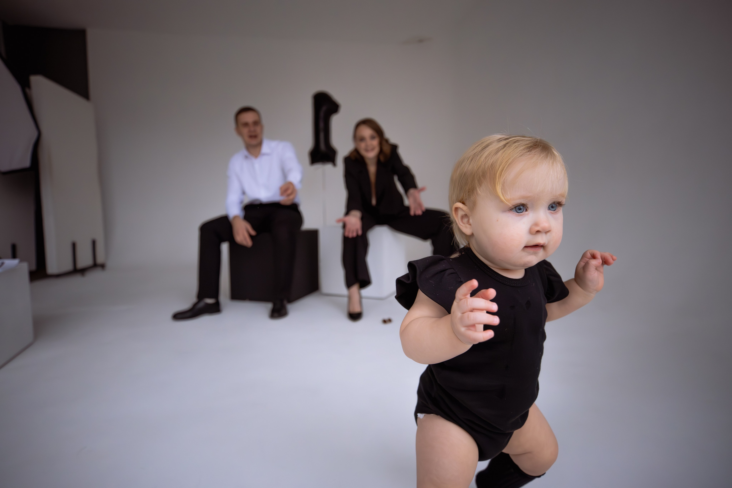 Студийный для Ивана, Анны и Арины. Детский и семейный фотограф Евгения Вахнеева Москва Зеленоград