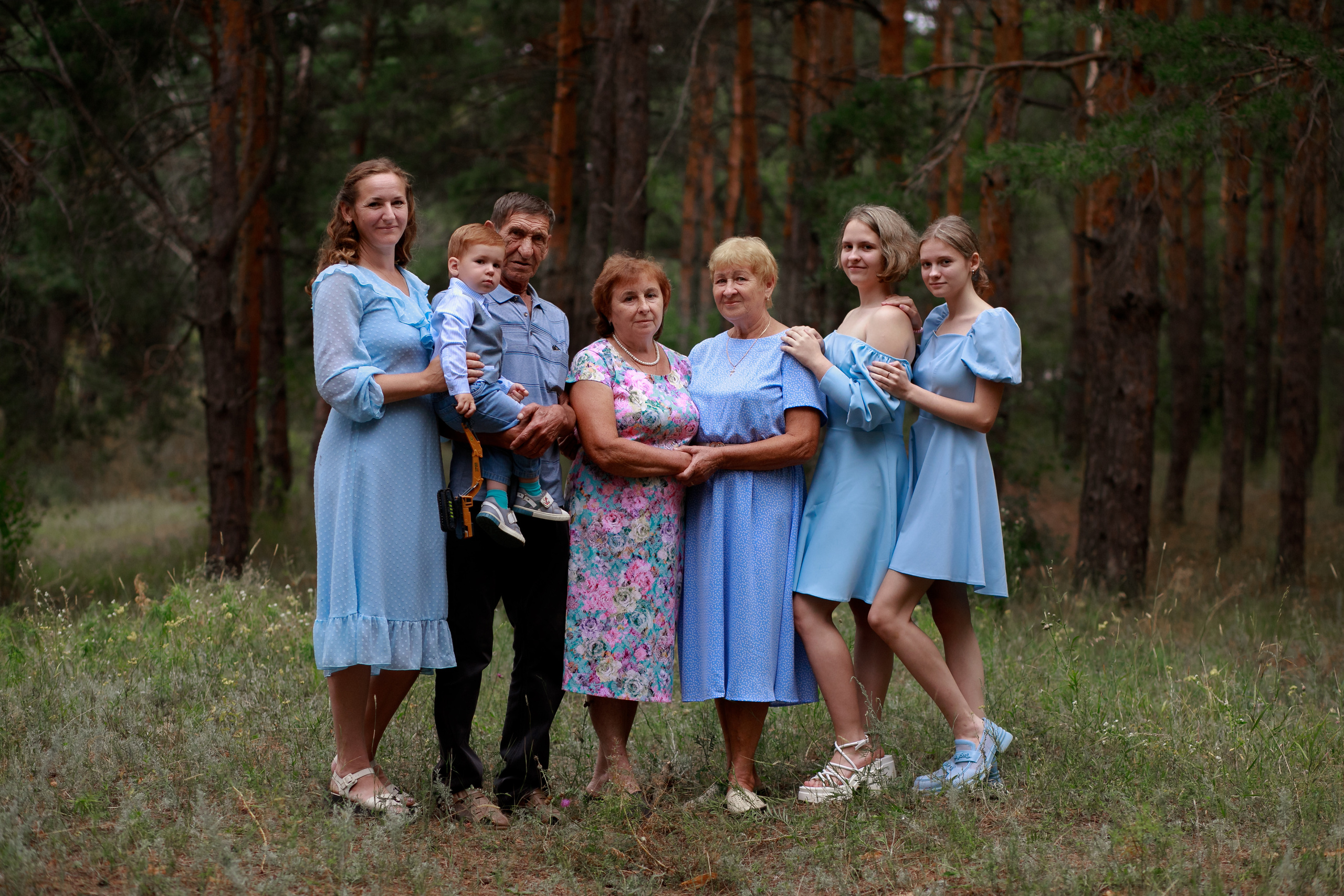 Семейная коммерческая съемка на природе. Фотограф Кравченко Юлия. Энгельс