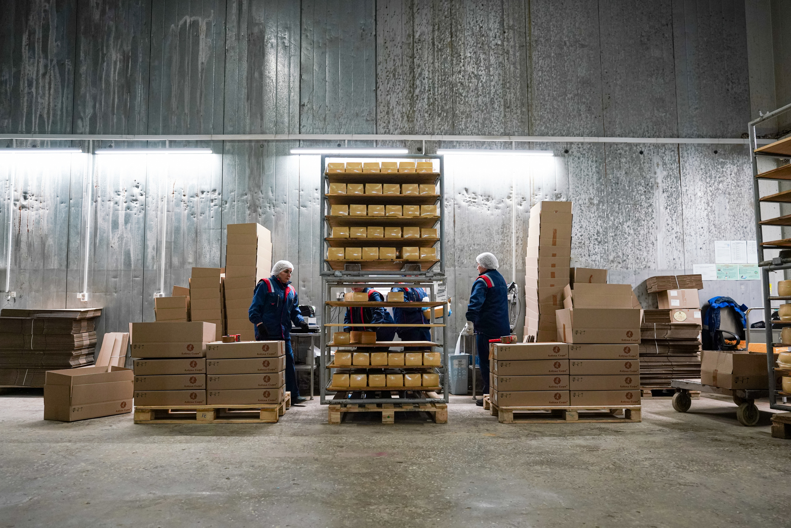 Завод «Азбука Сыра» г. Мамадыш. Фотограф Казань