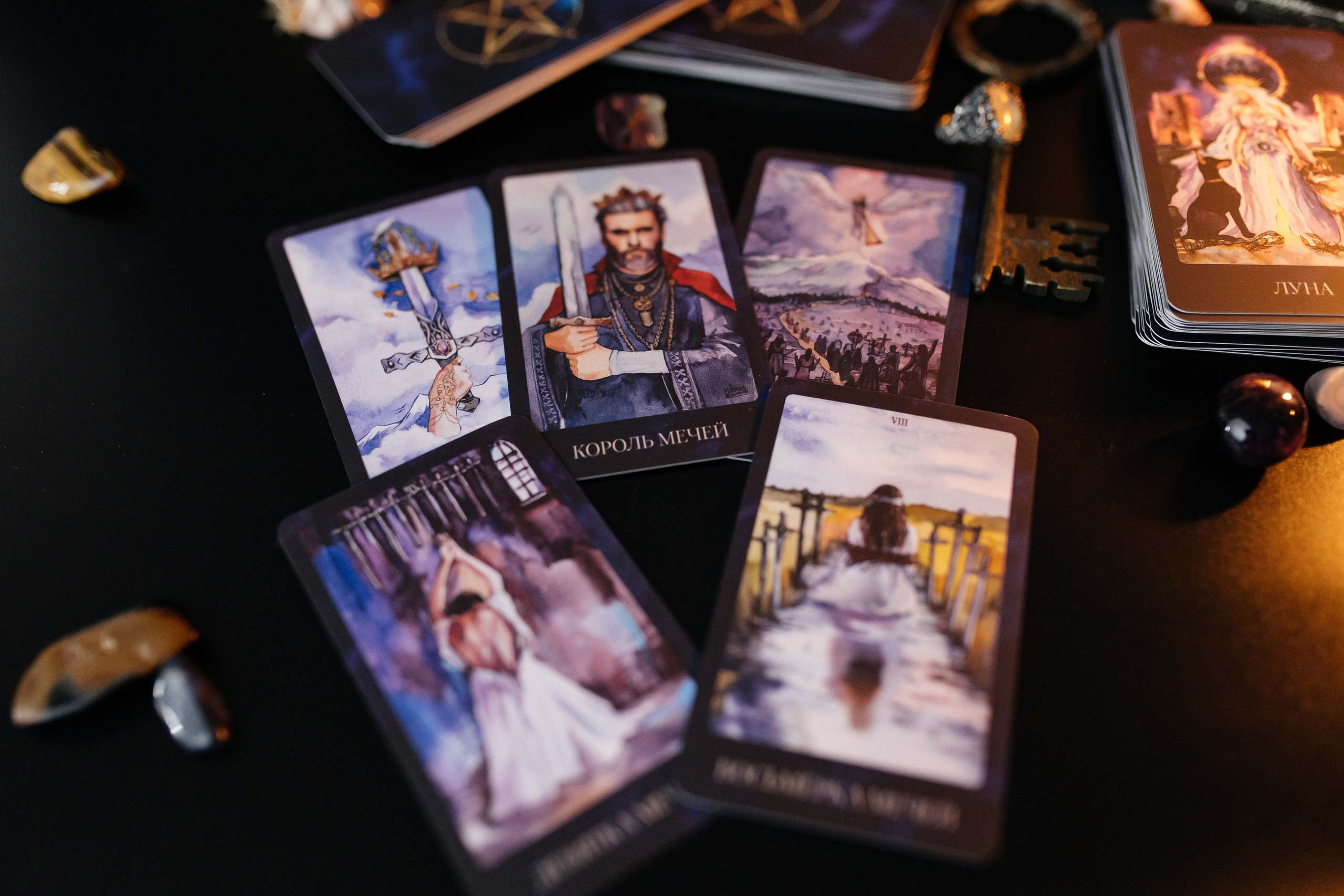 Колода Таро. Художник Мария Бикбулатова магия эзотерика карты таро «тайны мастера»