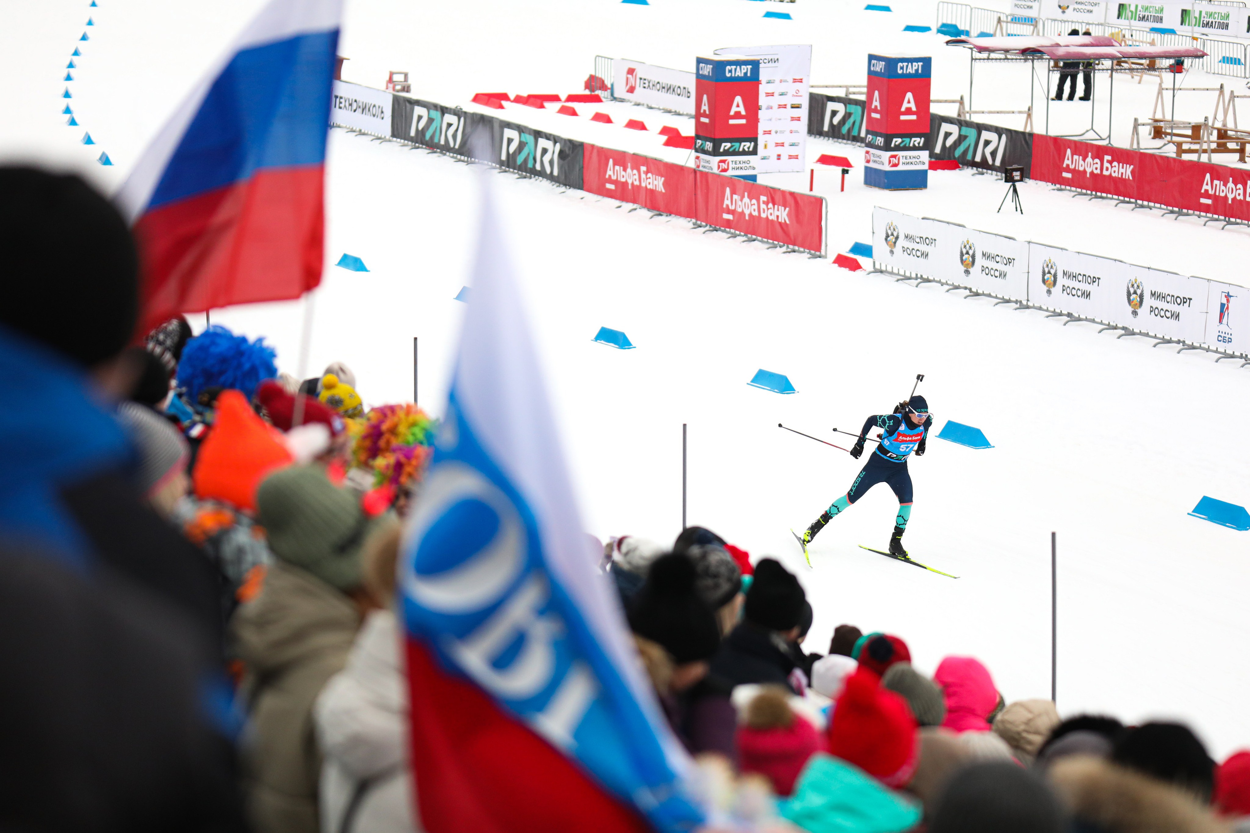 Биатлон. Спортивный фотограф в Сочи Красной поляне Сергей Канада