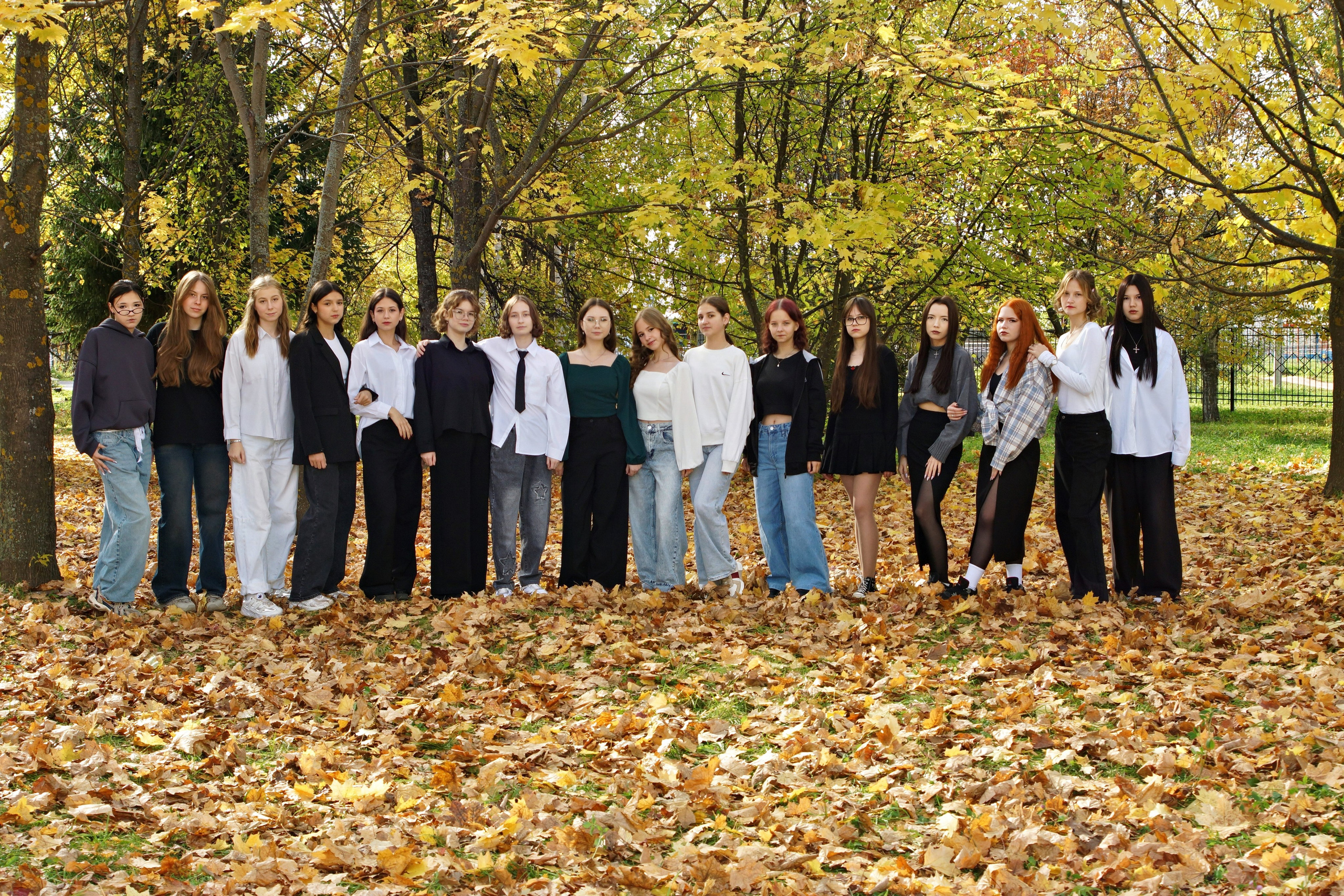 Осенняя фотосессия в школе г. Йошкар-Ола