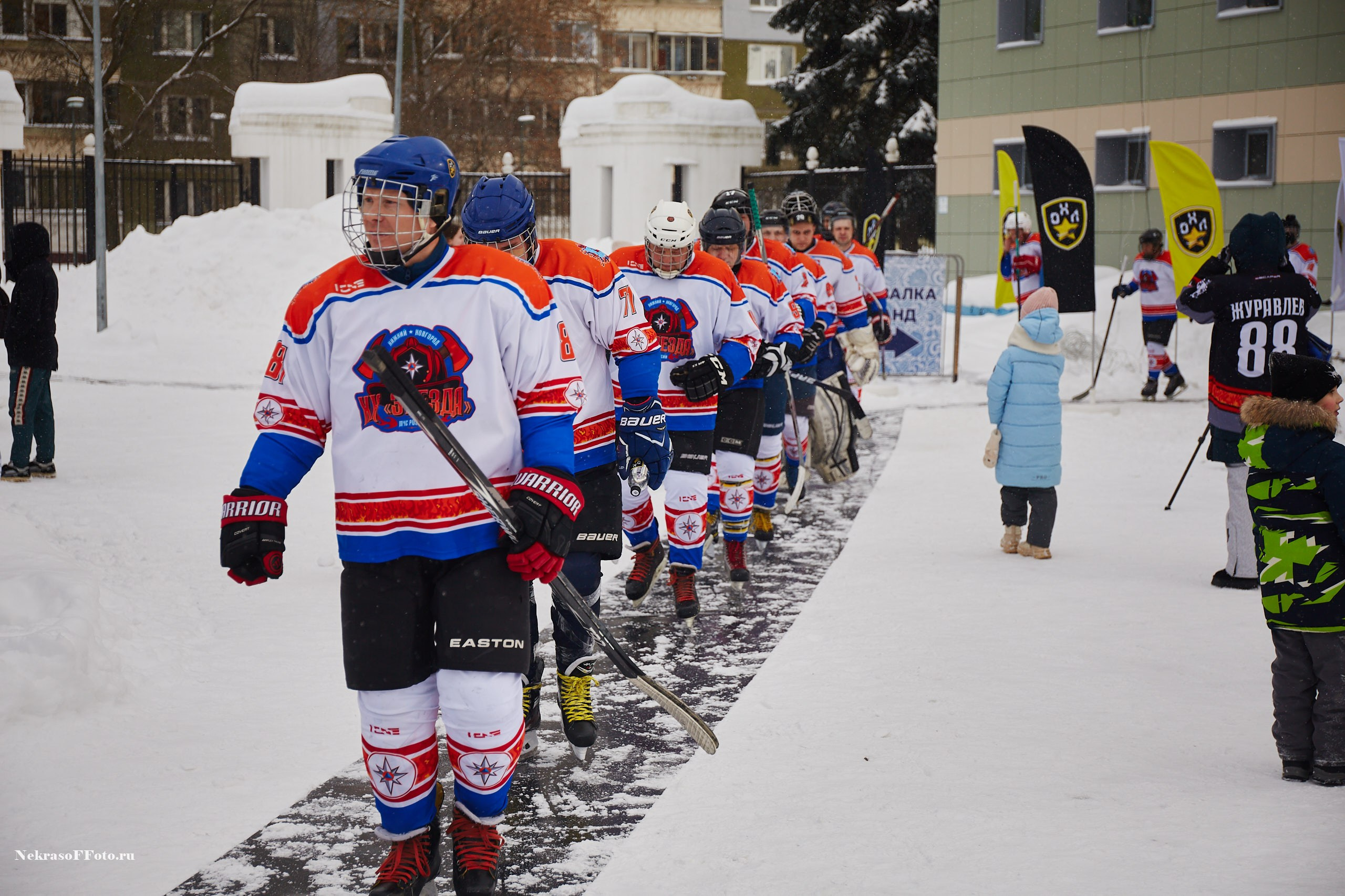 Турнир по хоккею «Русская классика» в рамках Офицерской хоккейной лиги. Спортивный фотограф Некрасов Денис
