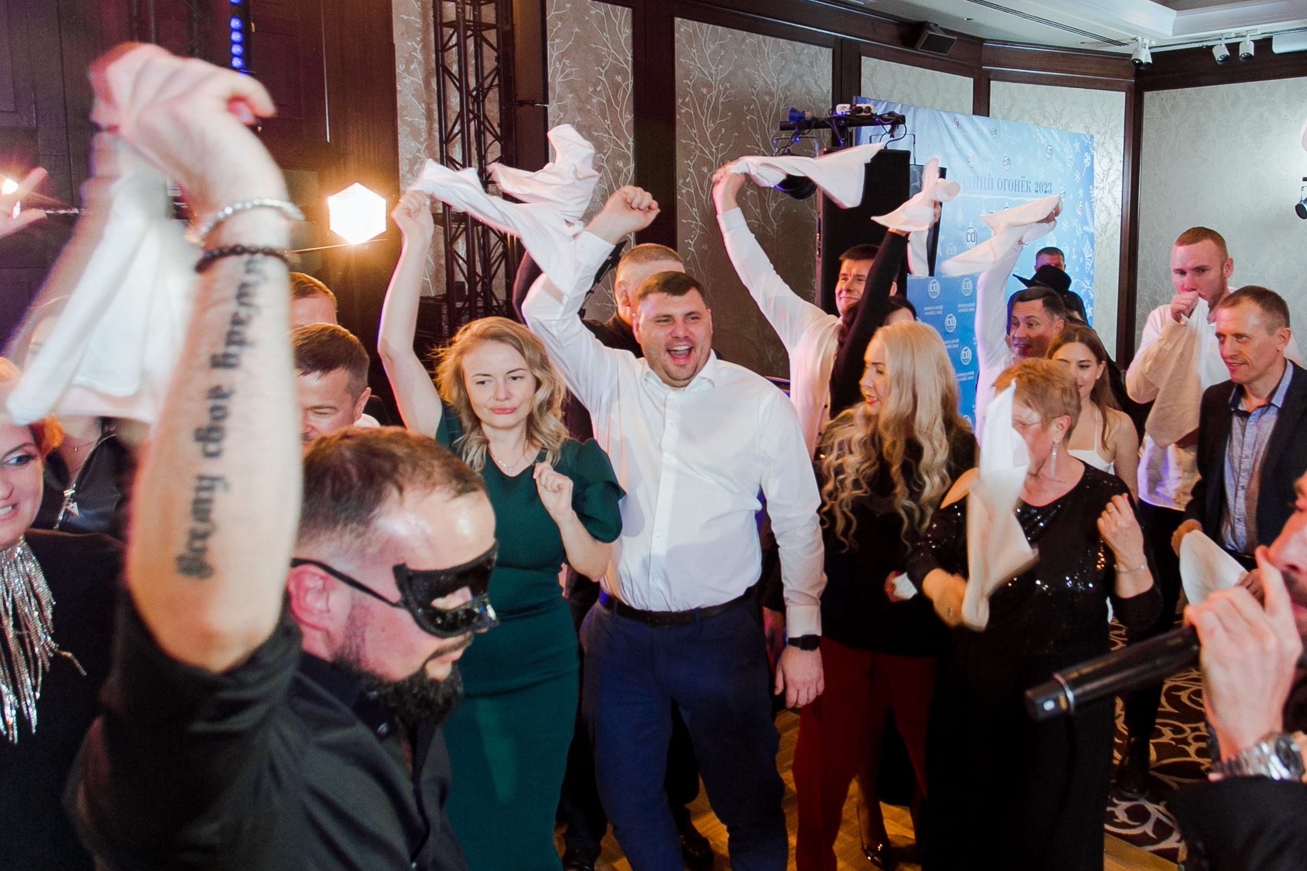 Фотосъемка новогоднего корпоратива компании CD. Репортажный фотограф Борис Геер
