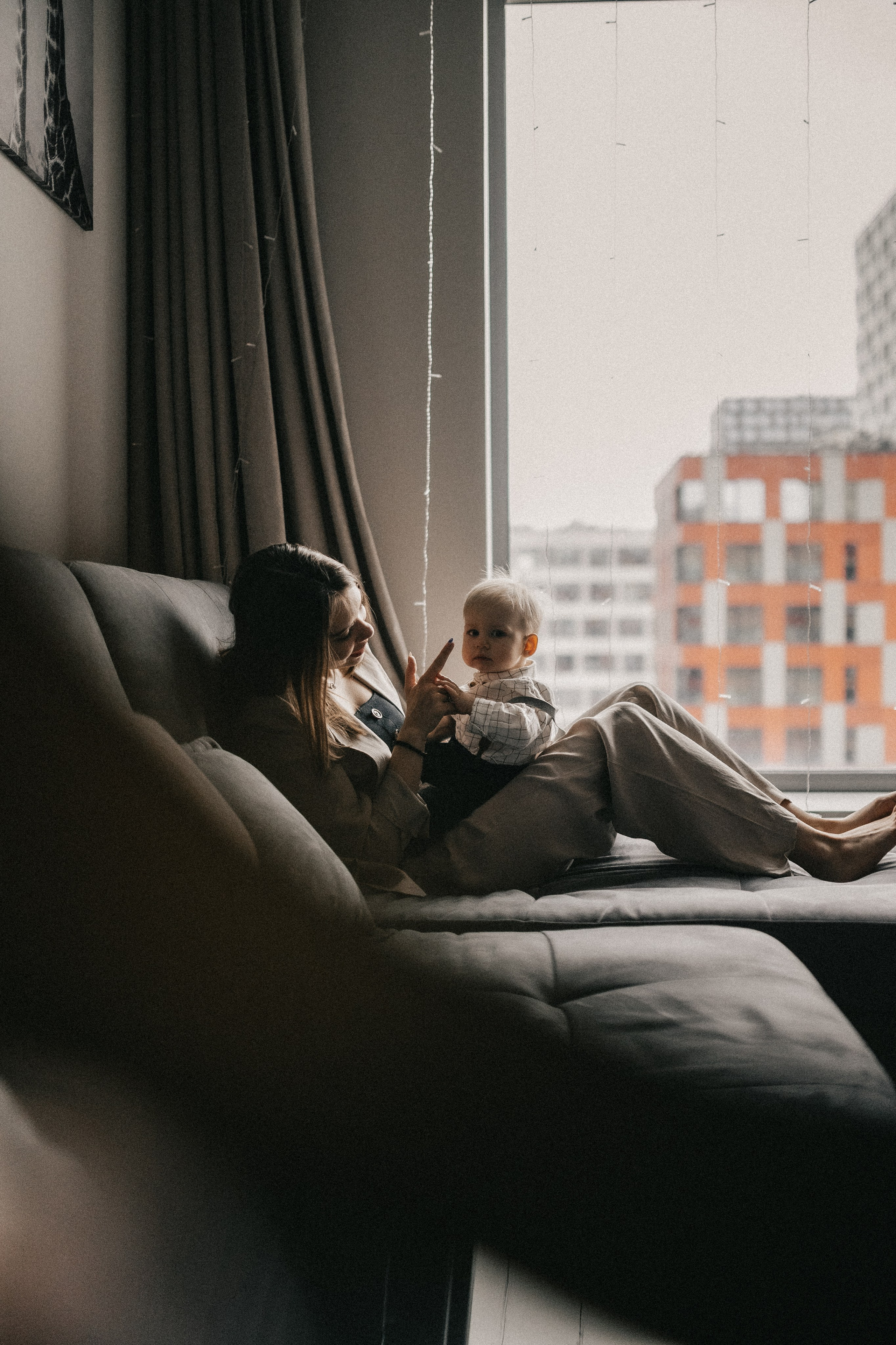 Лёня, Лера и Матвей дома. Семейный и свадебный lifestyle-фотограф в Москве Мария Петрова