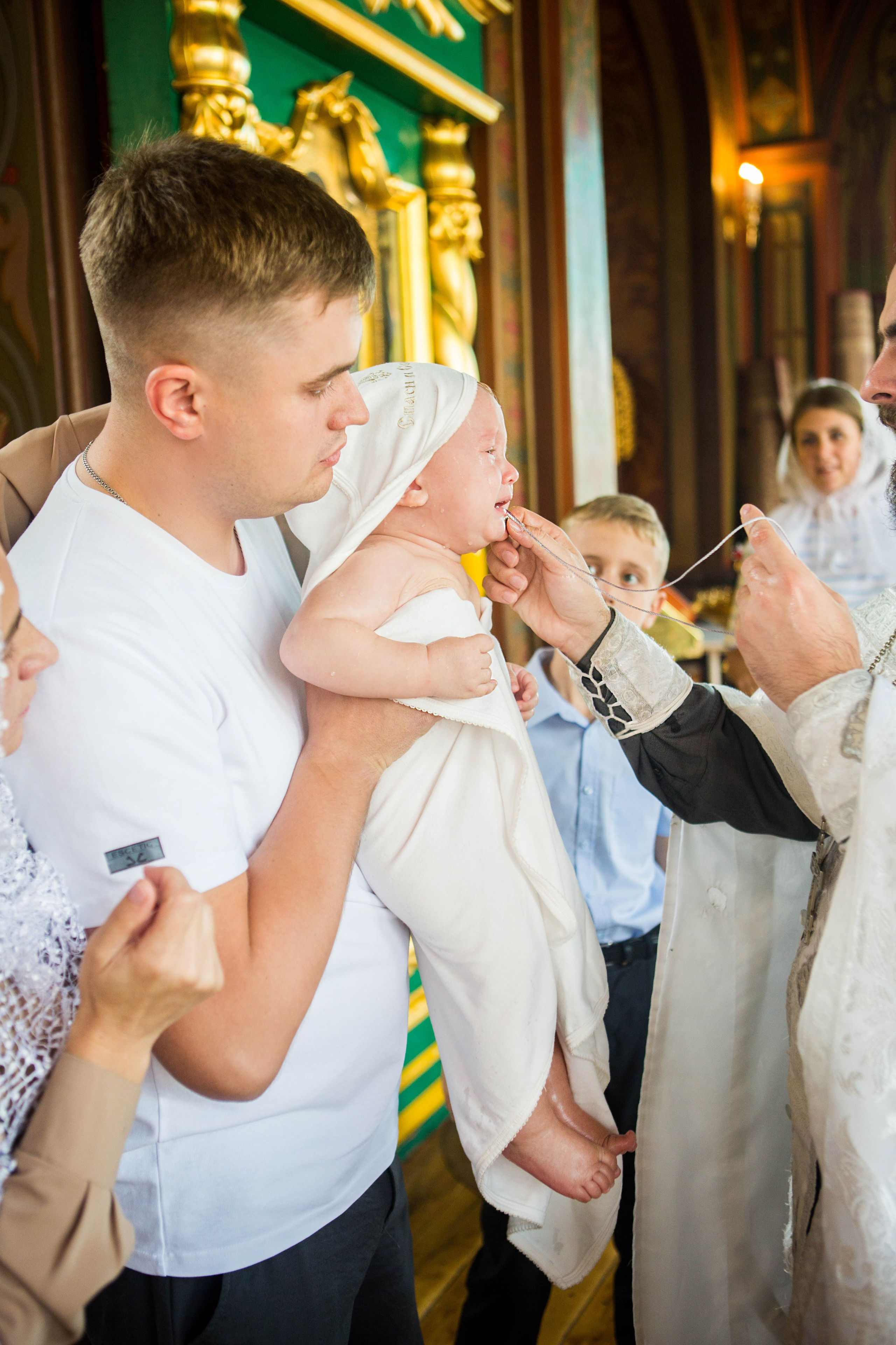 Крещение Юрия. Свято-Троицкий Собор. Свадебный семейный и детский фотограф в Краснодаре Карина Федоровская