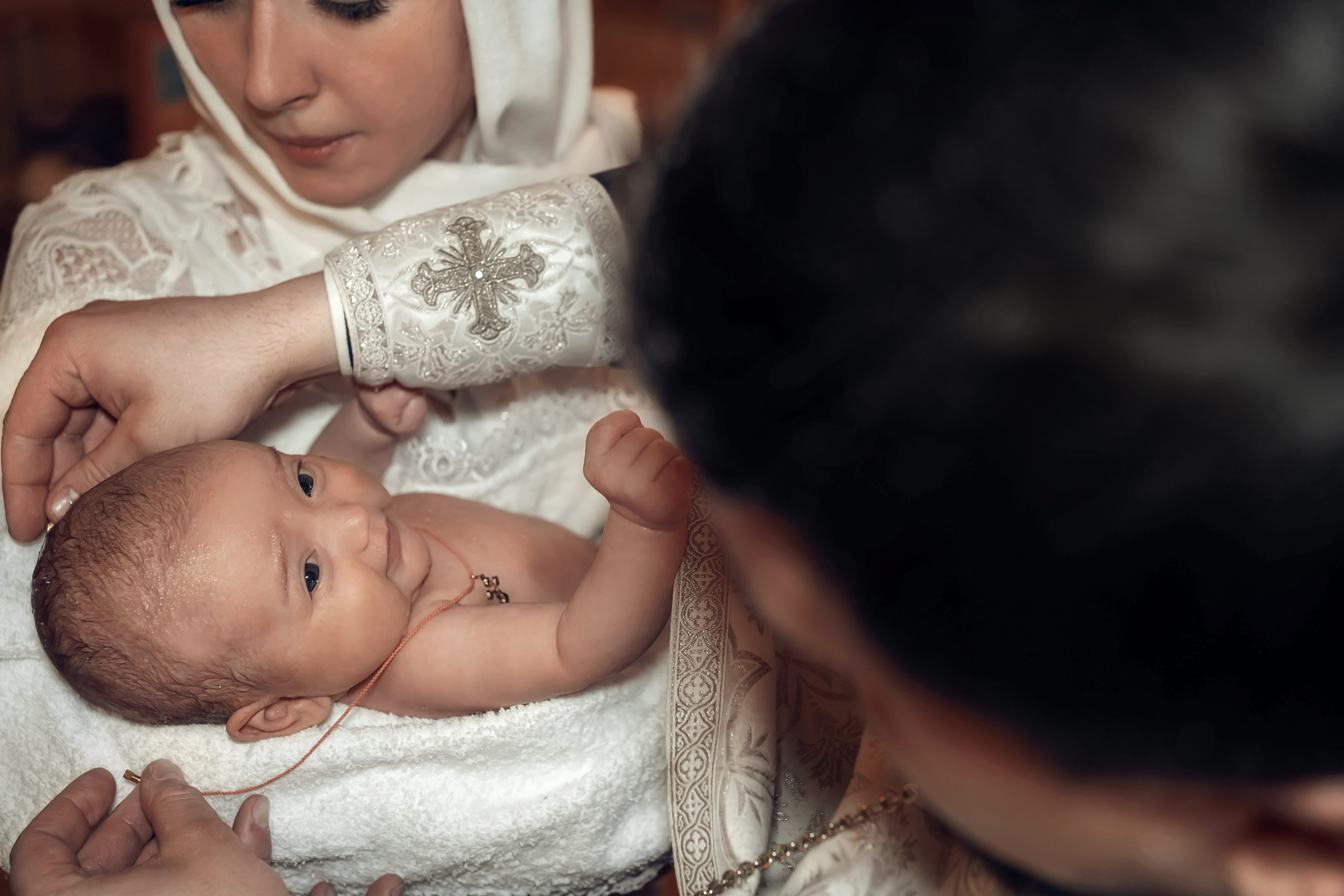 Крещение в Покровском (Феодосиевском) храме г. Тула. Церковный фотограф Севастополь