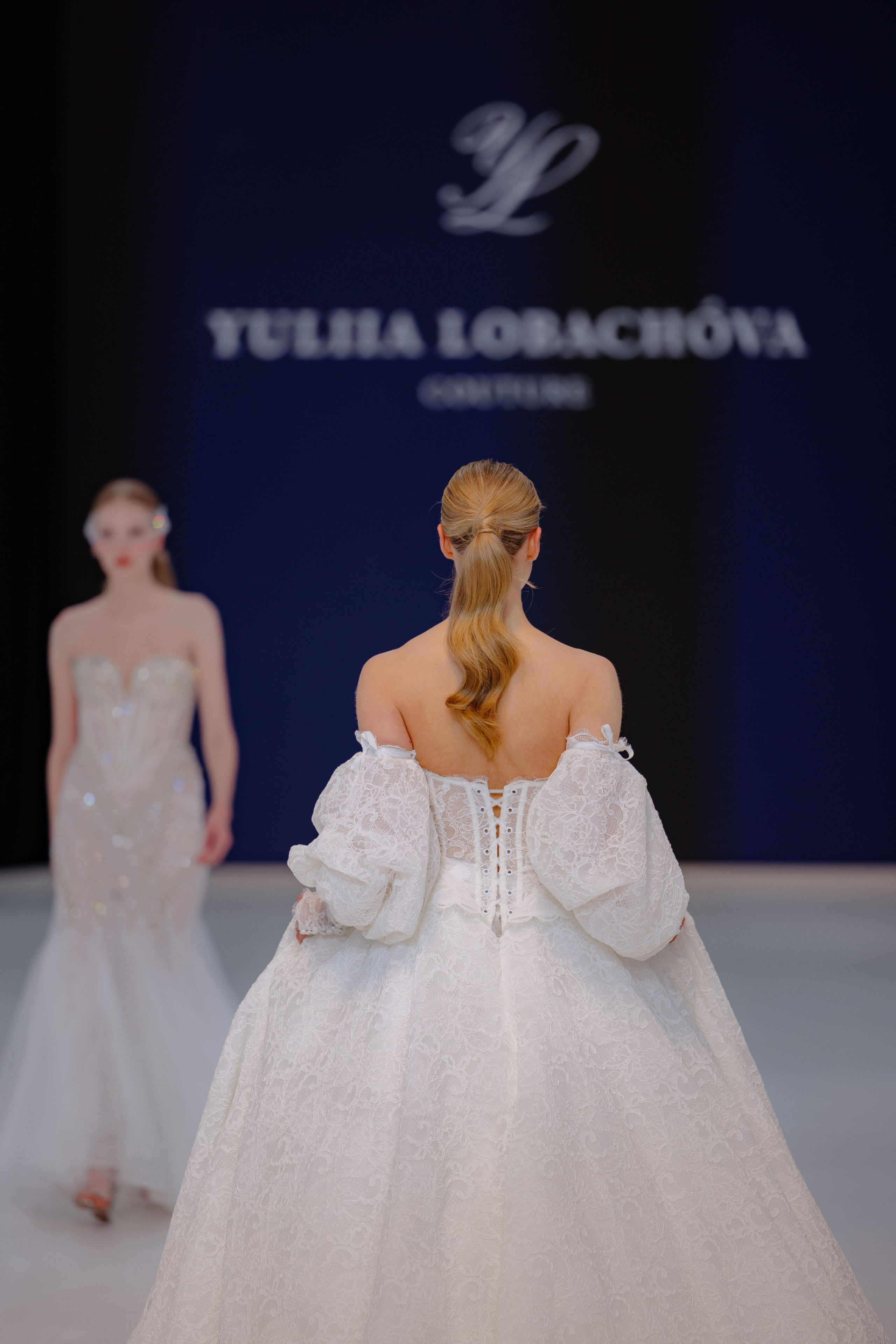 Audience watching bridal show at BBFW runway event