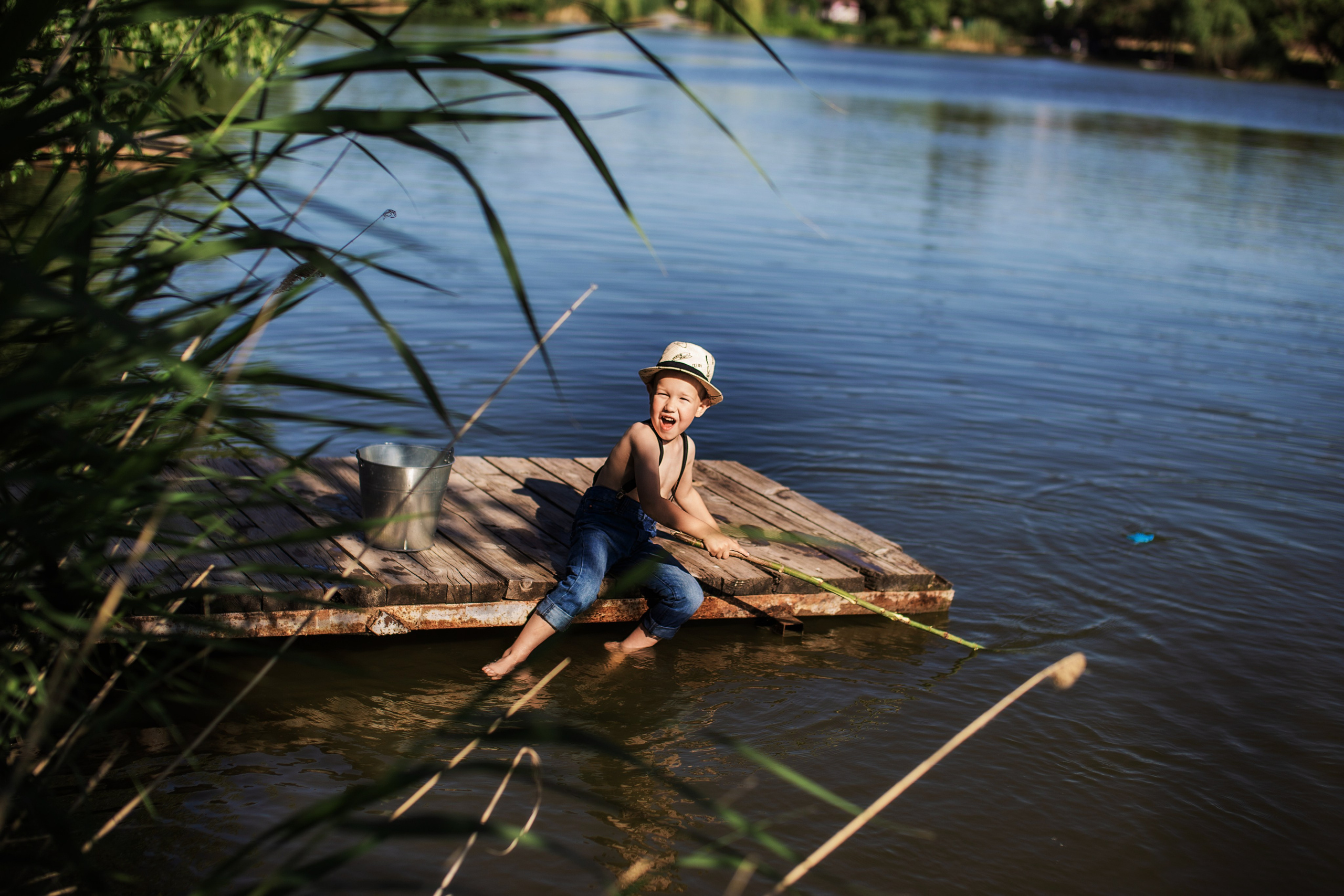 На рыбалке. Семейный фотограф в Саратове