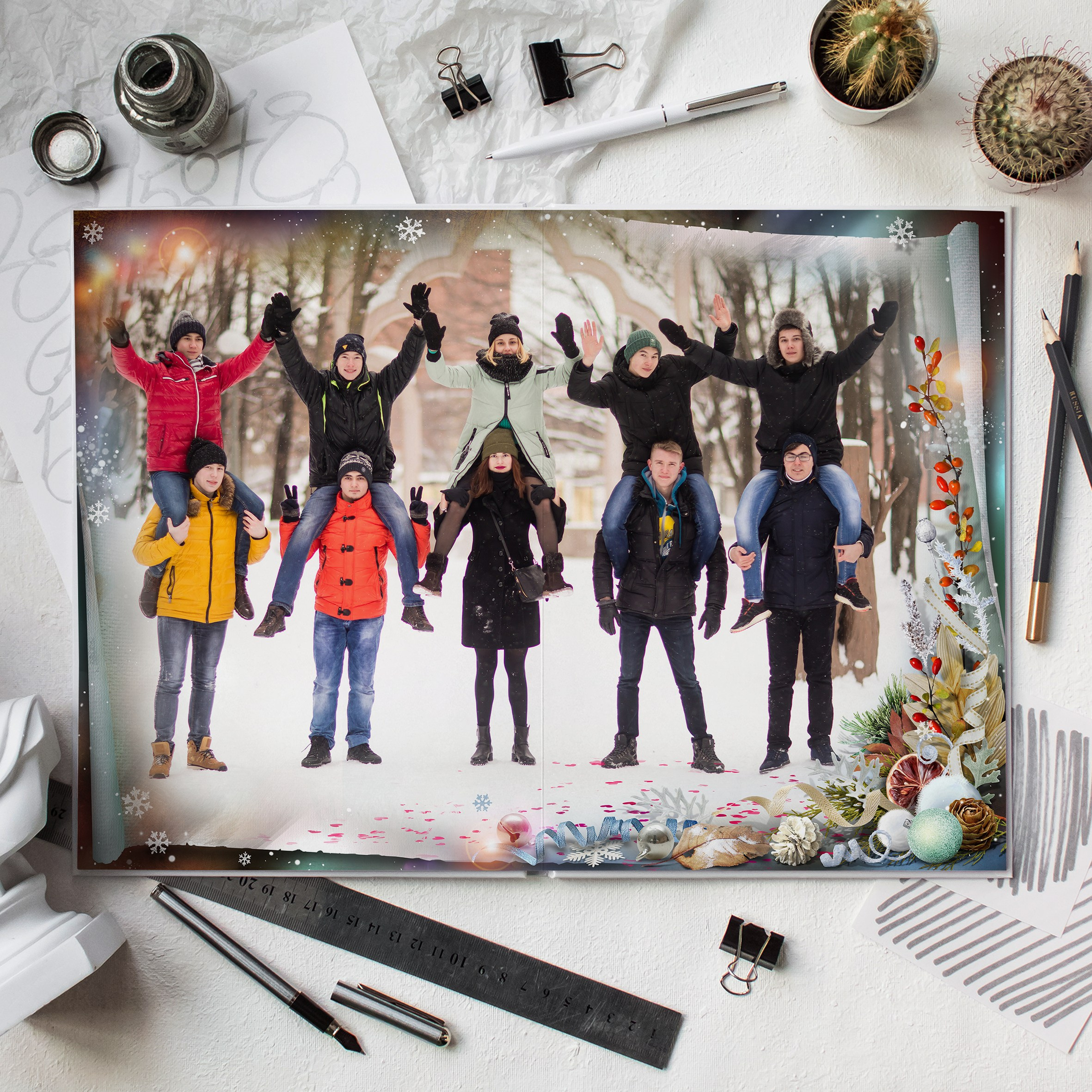 Ночной город. Современные выпускные альбомы. Мы делаем не просто альбомы, а стильные фотокниги