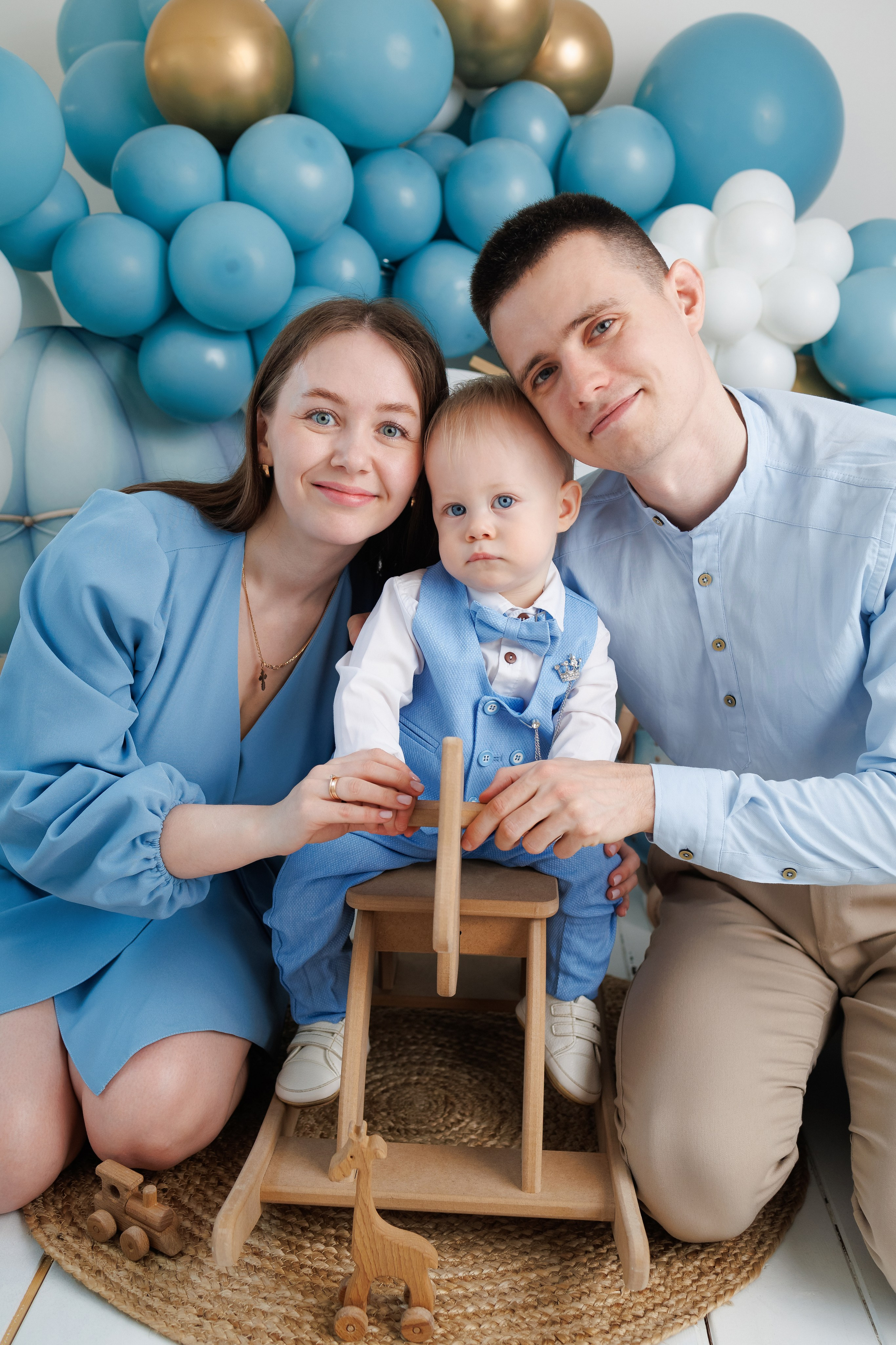 Сашеньке 1 годик. Фотограф новорожденный малышей Новосибирск