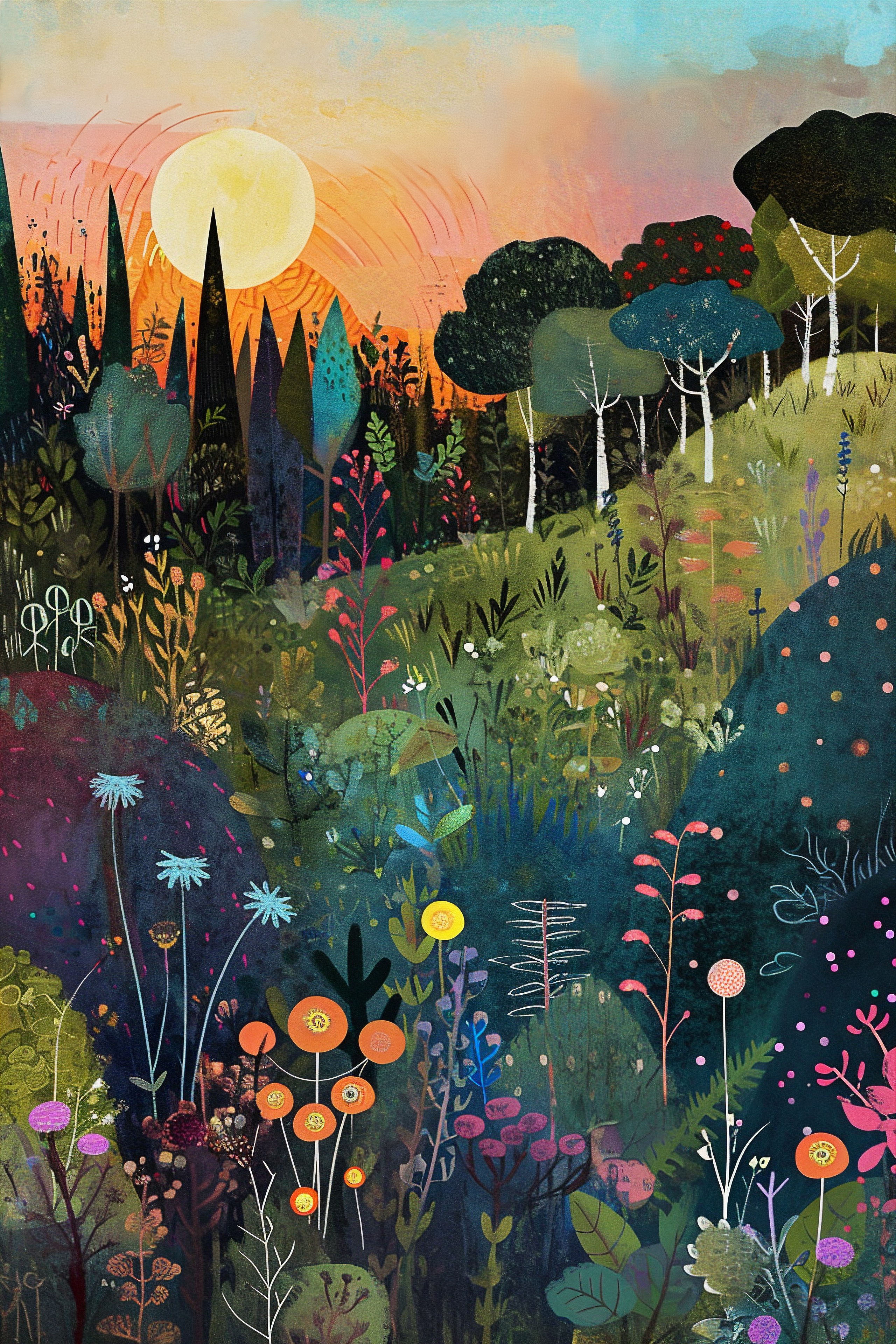 Закат в цветущем саду. Юлия Космо — фуд-фотограф, предметный стилист, Москва