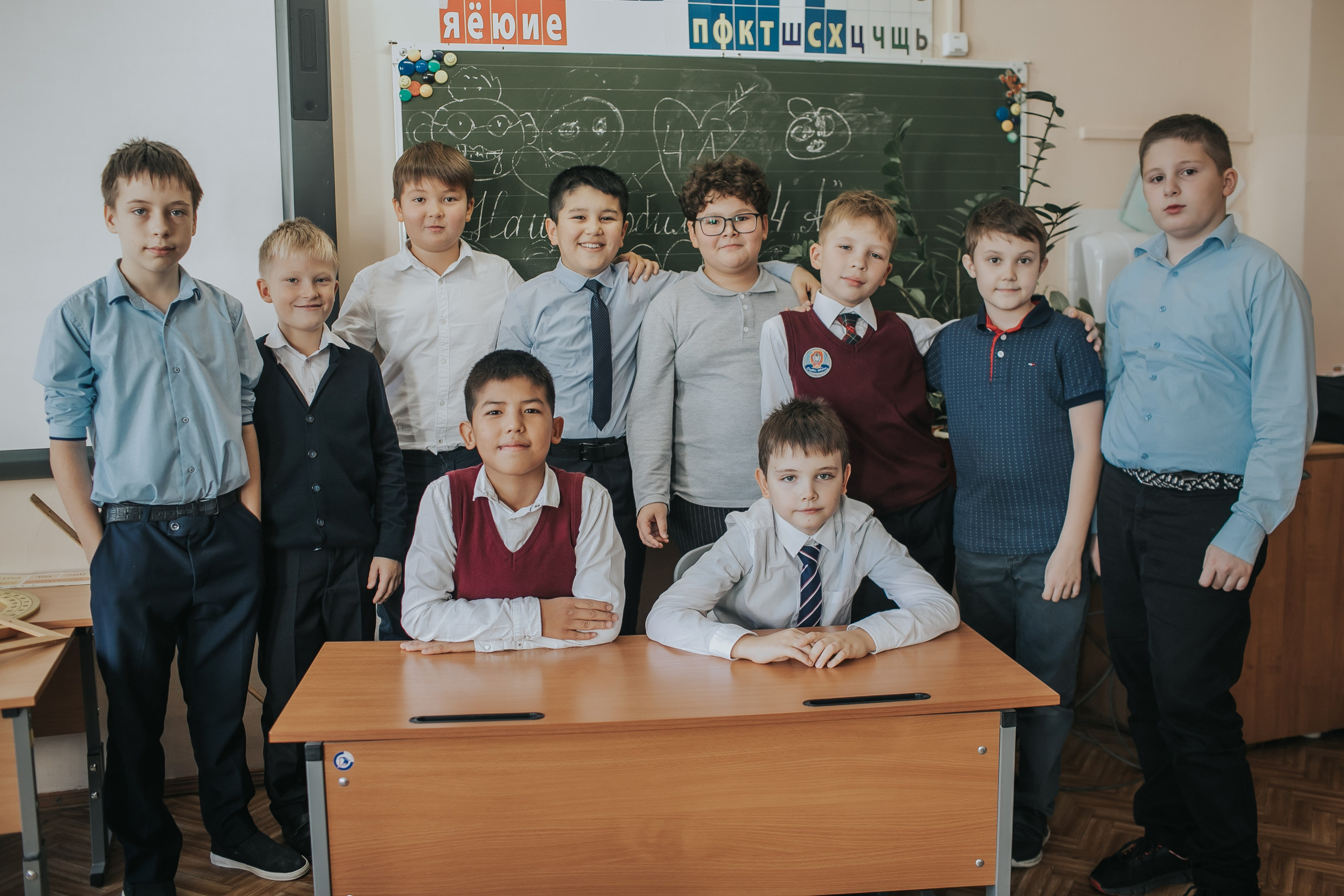 Осенняя съемка 4 класса для Выпускных альбомов. Семейный фотограф в Москве Наталья Чуб, заказать Фотокнигу