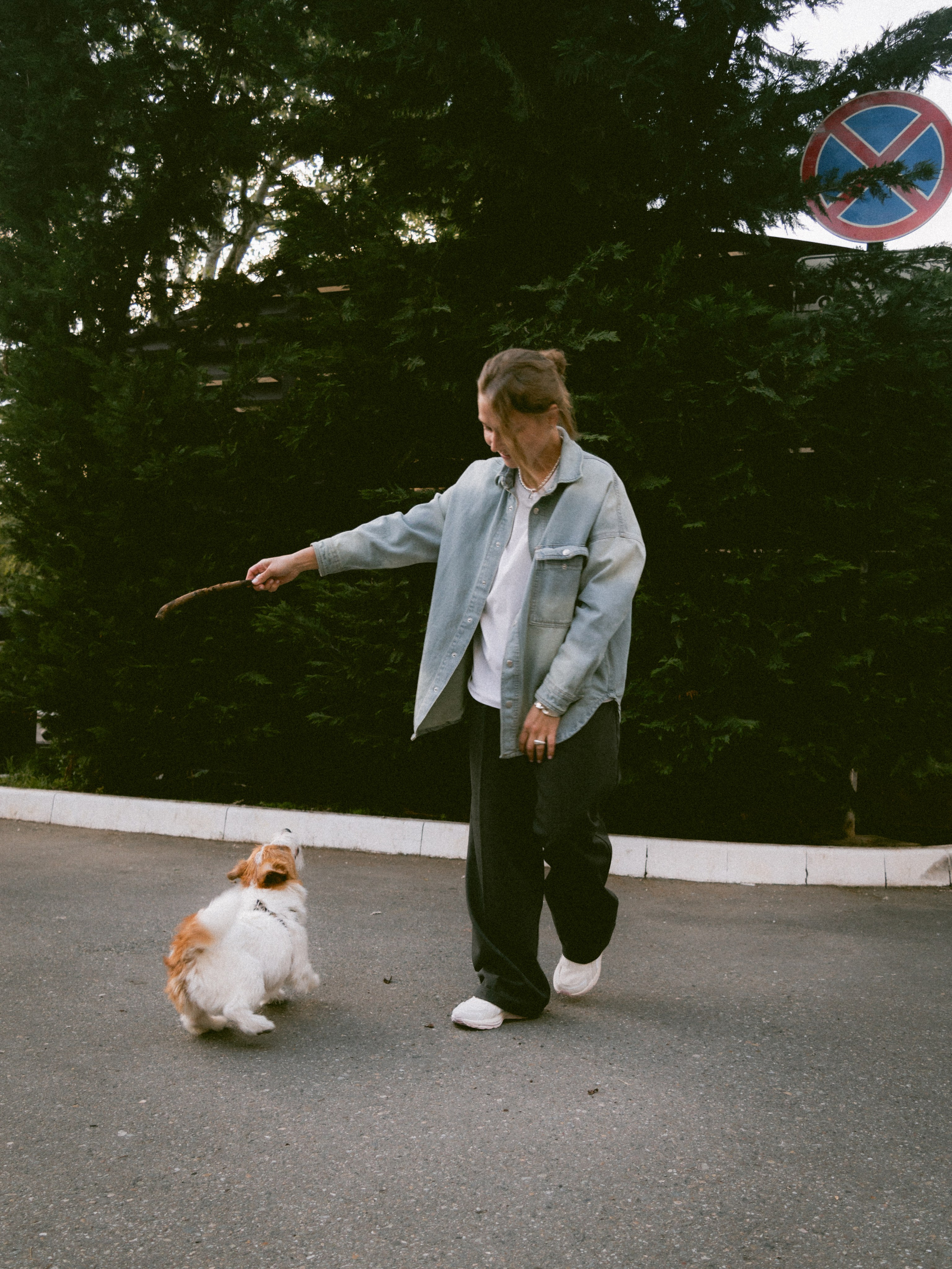 Фотосессия с собакой ко дню рождения. Таня и Ева. Портретный и лавстори фотограф в Стерлитамаке Альбина Шарт