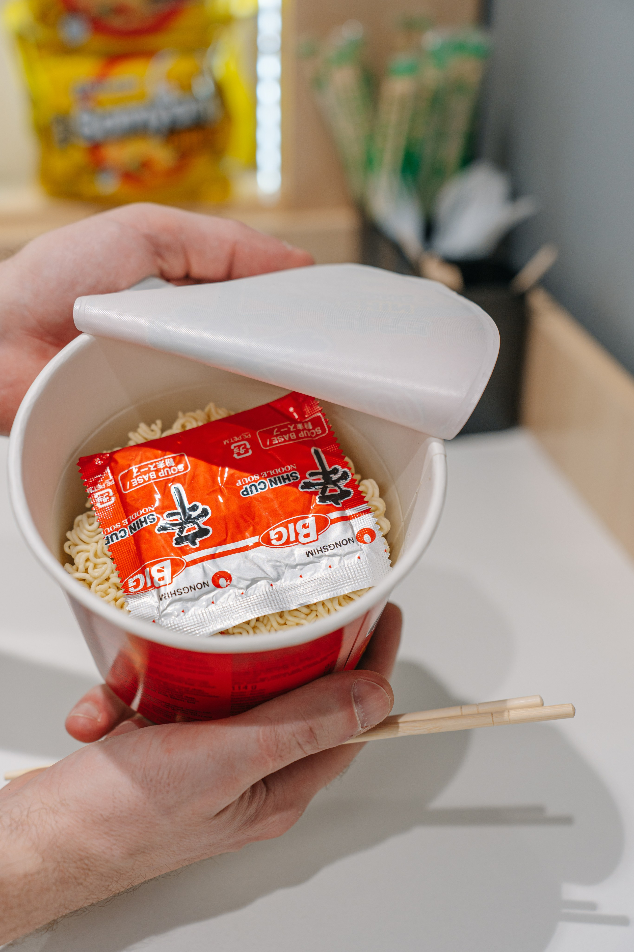 Интерьер магазина азиатских продуктов в Москве Korfood.ru