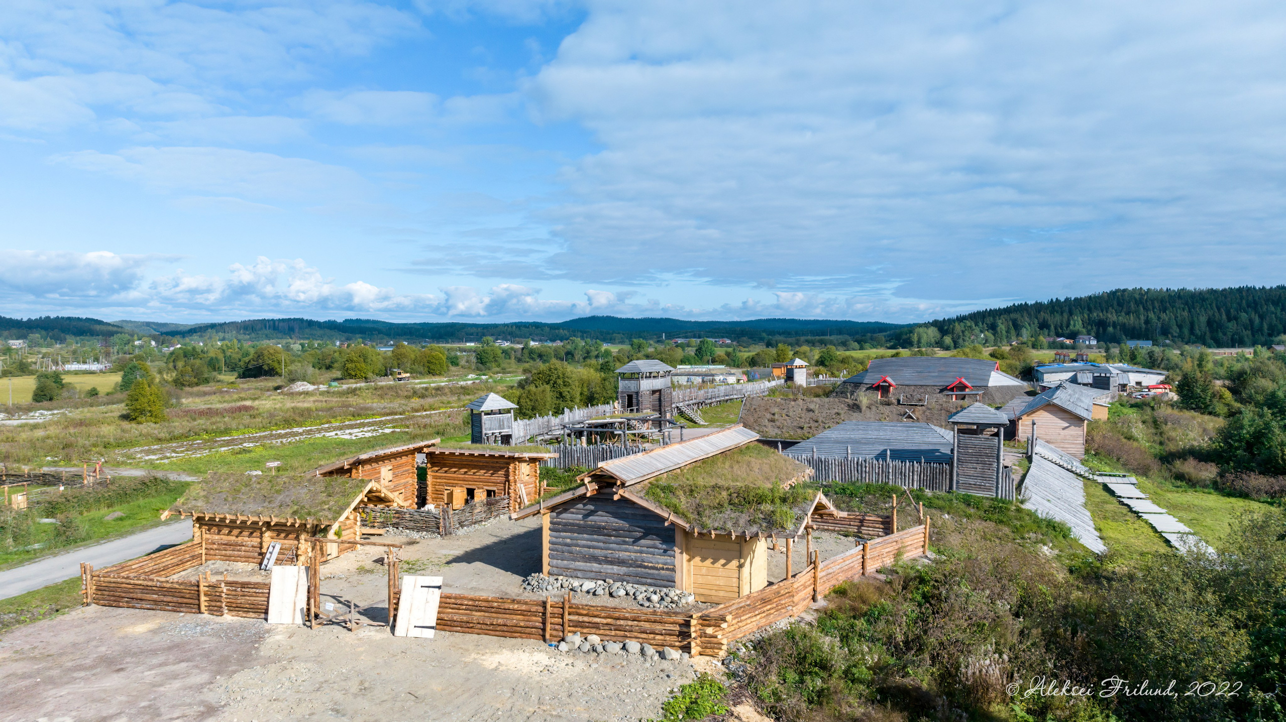 Исторический парк Бастiонъ. Аэросъемка. Фото и Видео в Карелии. Алексей Фрилунд
