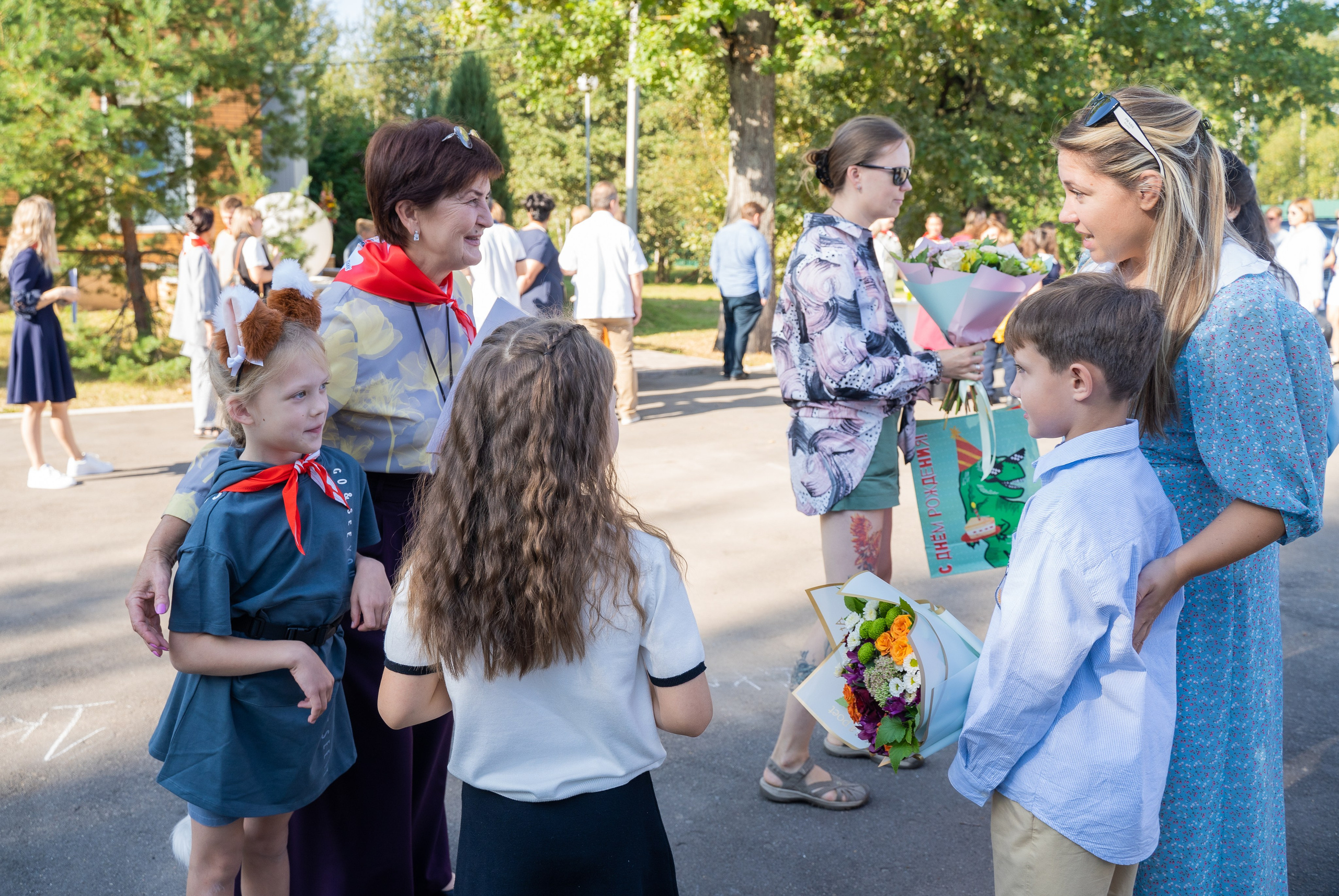 1 сентября в частной школе