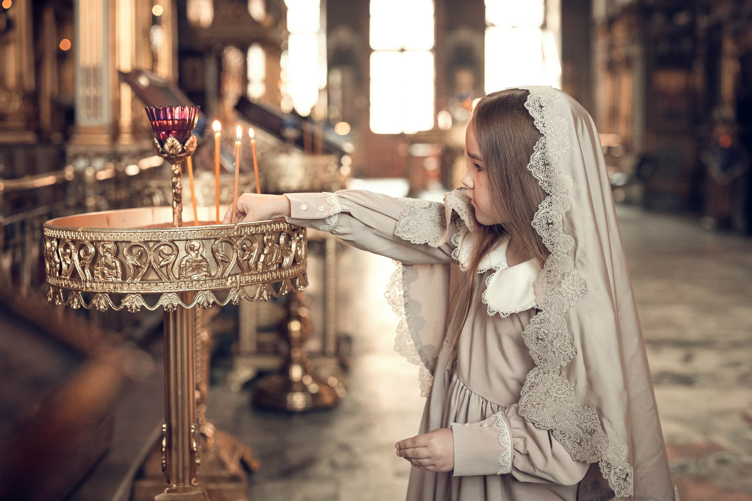 Таинство крещения. Семейный и детский фотограф в Москве Орешина Юлия