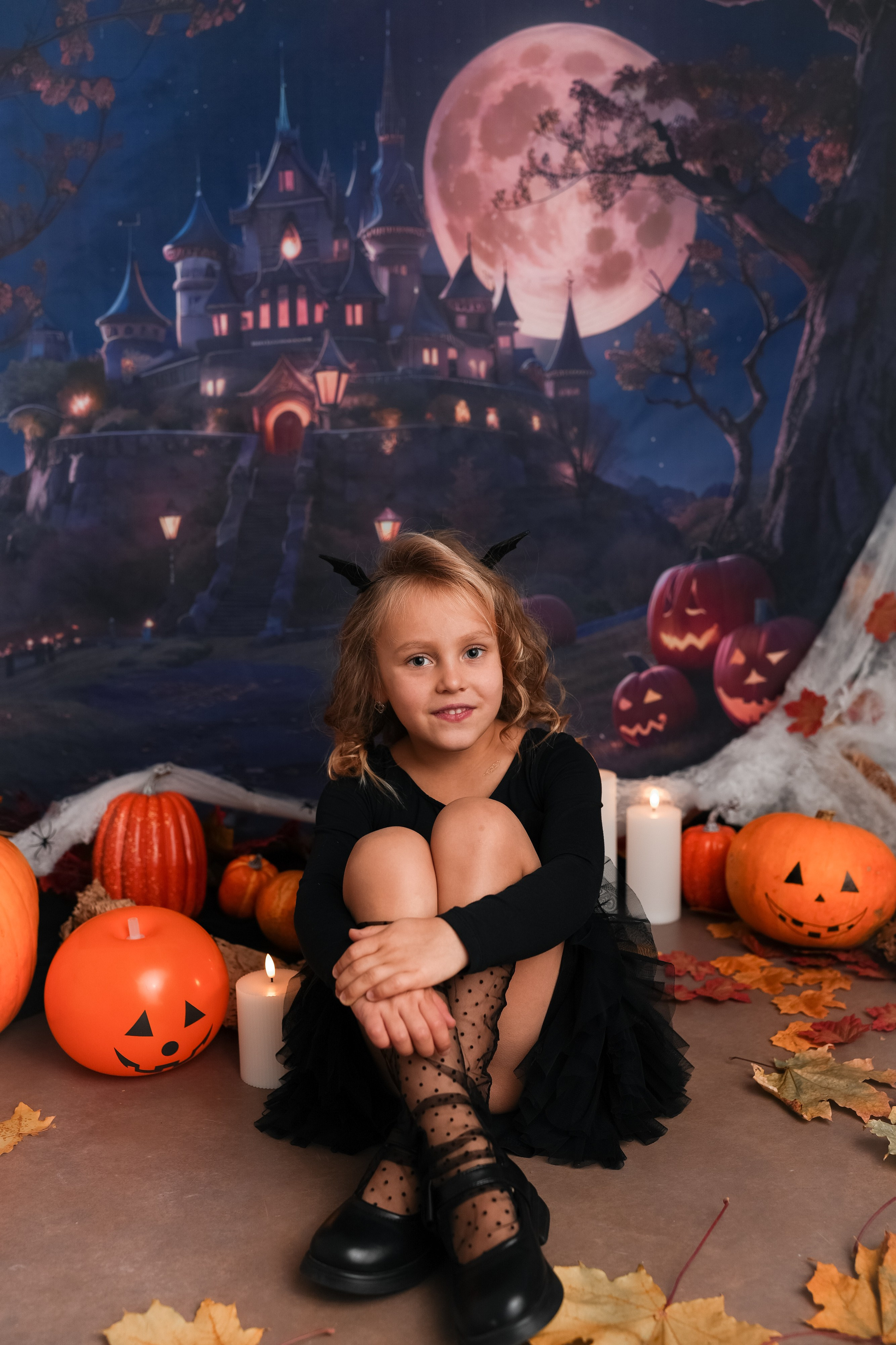 Проект Хэллоуин. Фотограф новорожденных и детский фотограф в Екатеринбурге Ксени