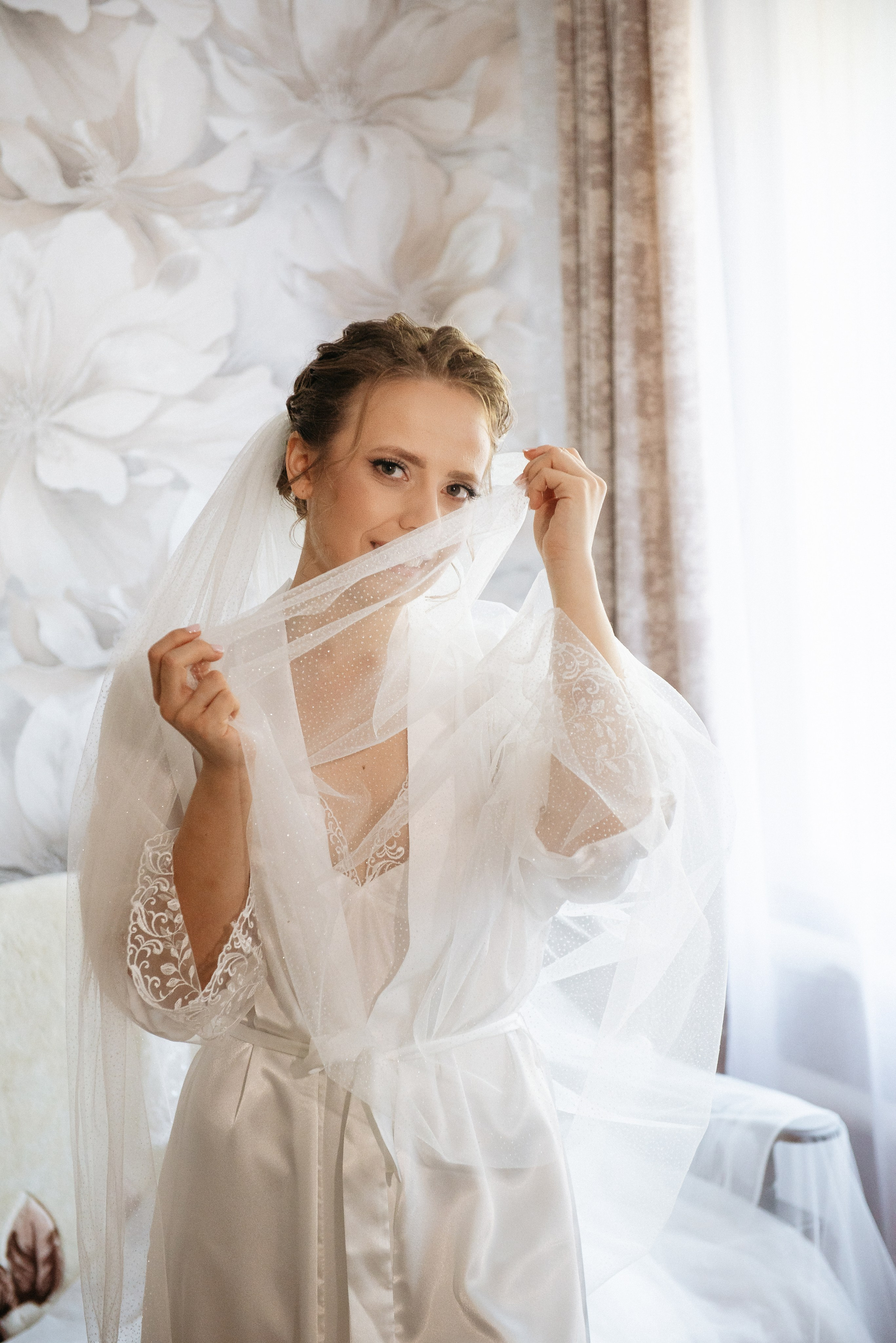 невеста сборы, ню, невеста в халате