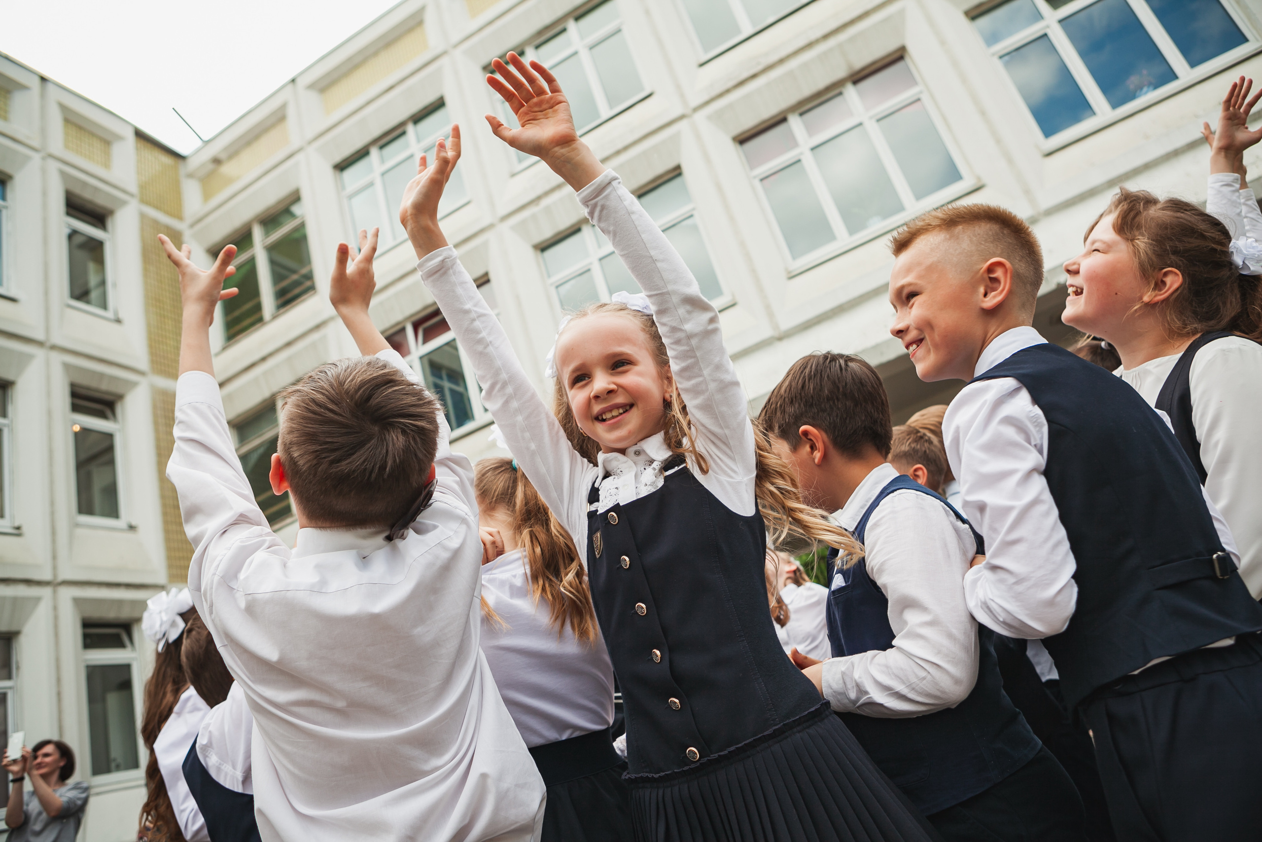 Репортажная съёмка. Выпускники 4 класса