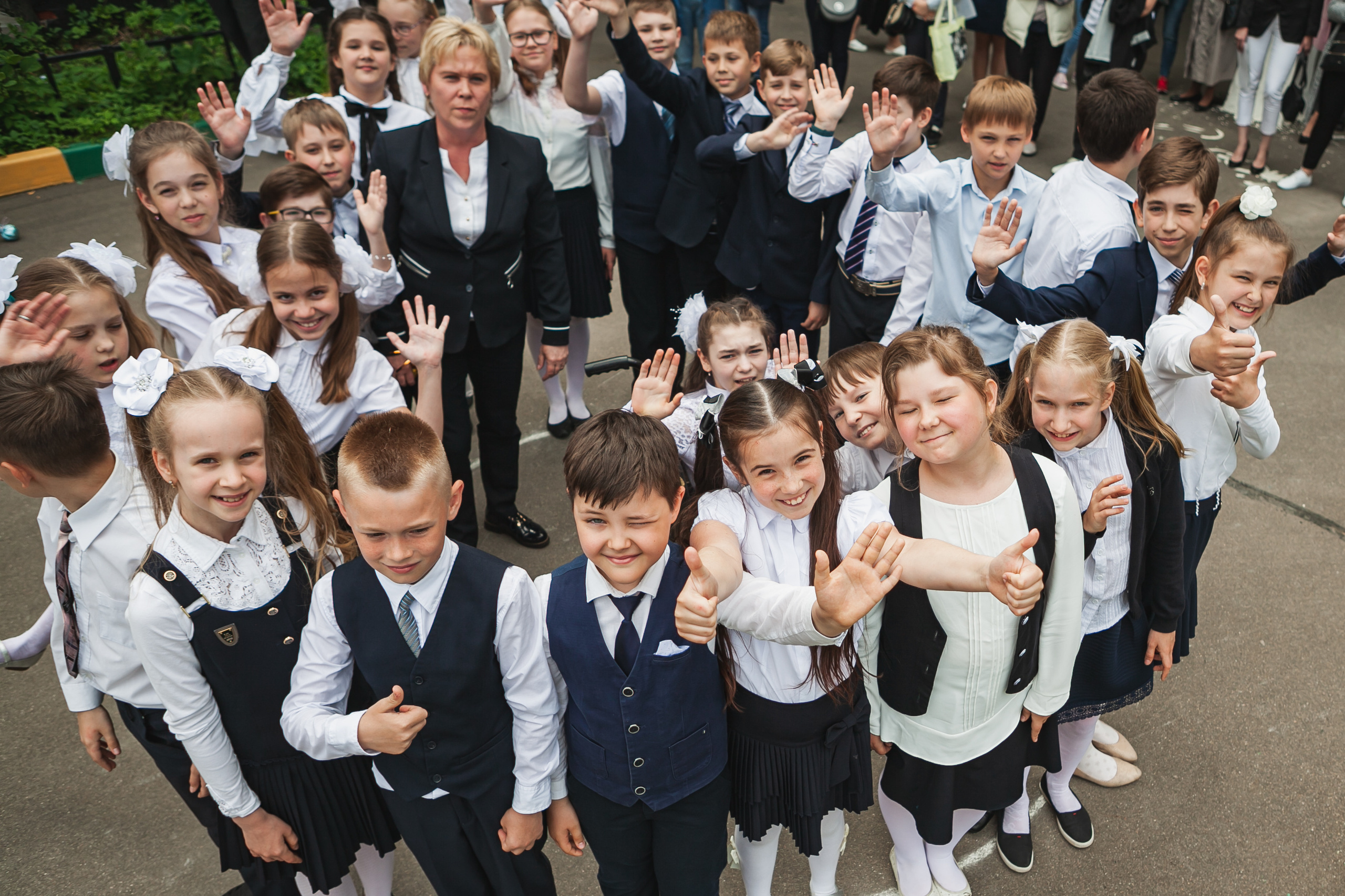 Репортажная съёмка. Выпускники 4 класса