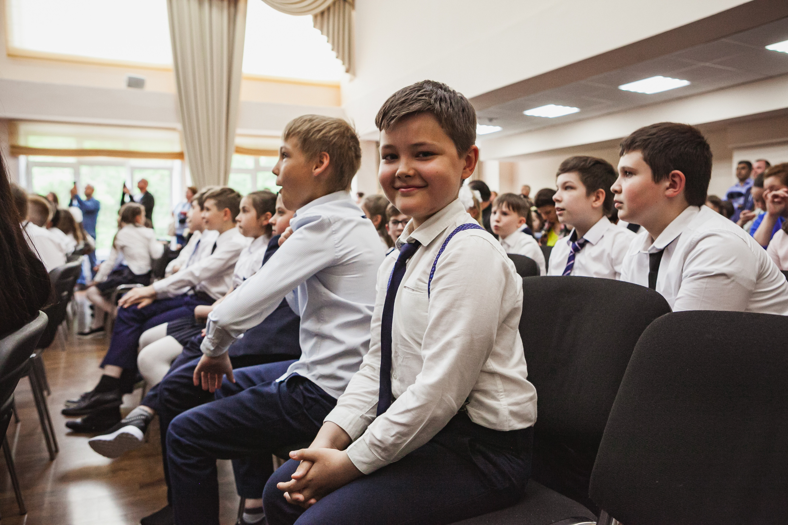 Репортажная съёмка. Выпускники 4 класса