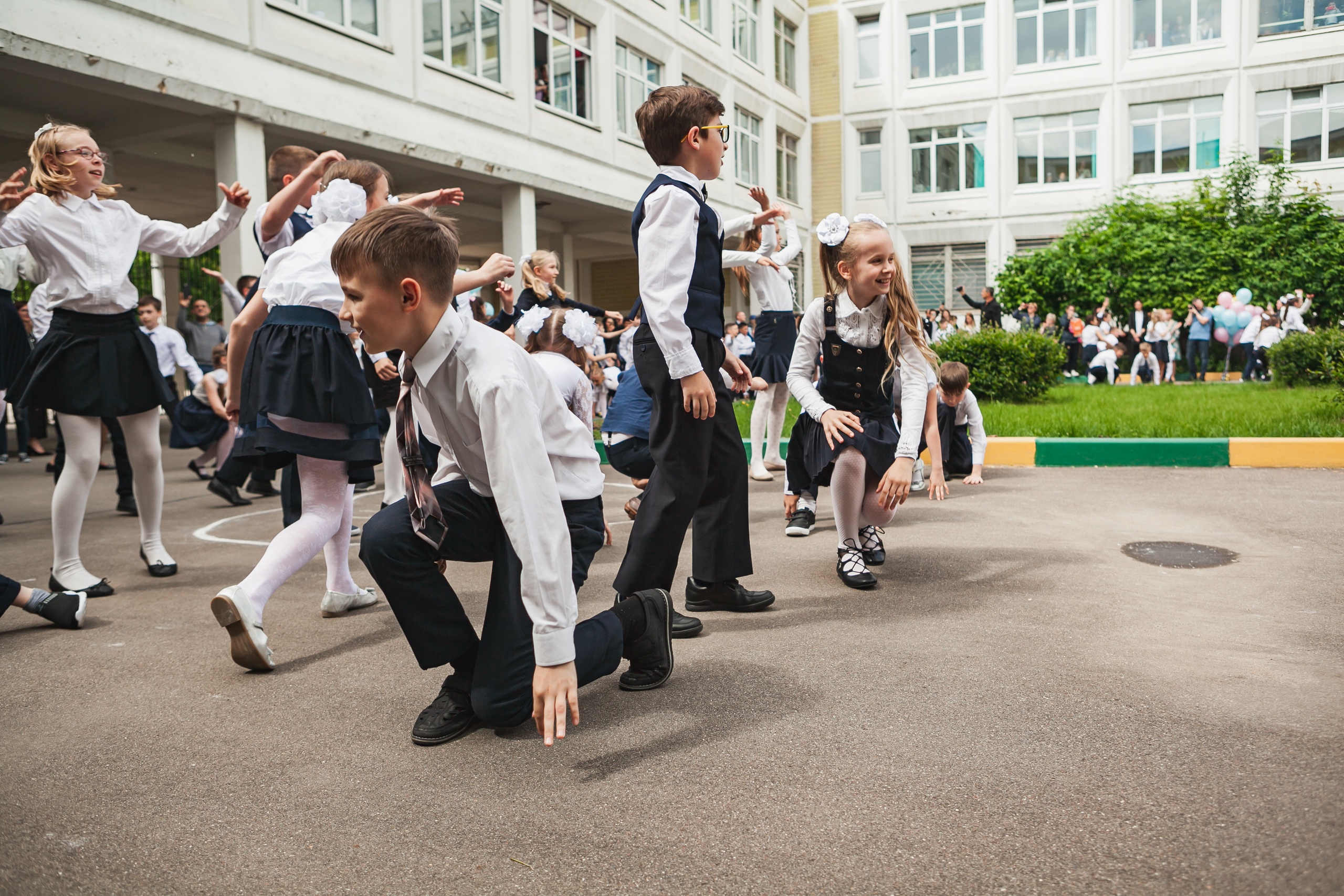 Репортажная съёмка. Выпускники 4 класса