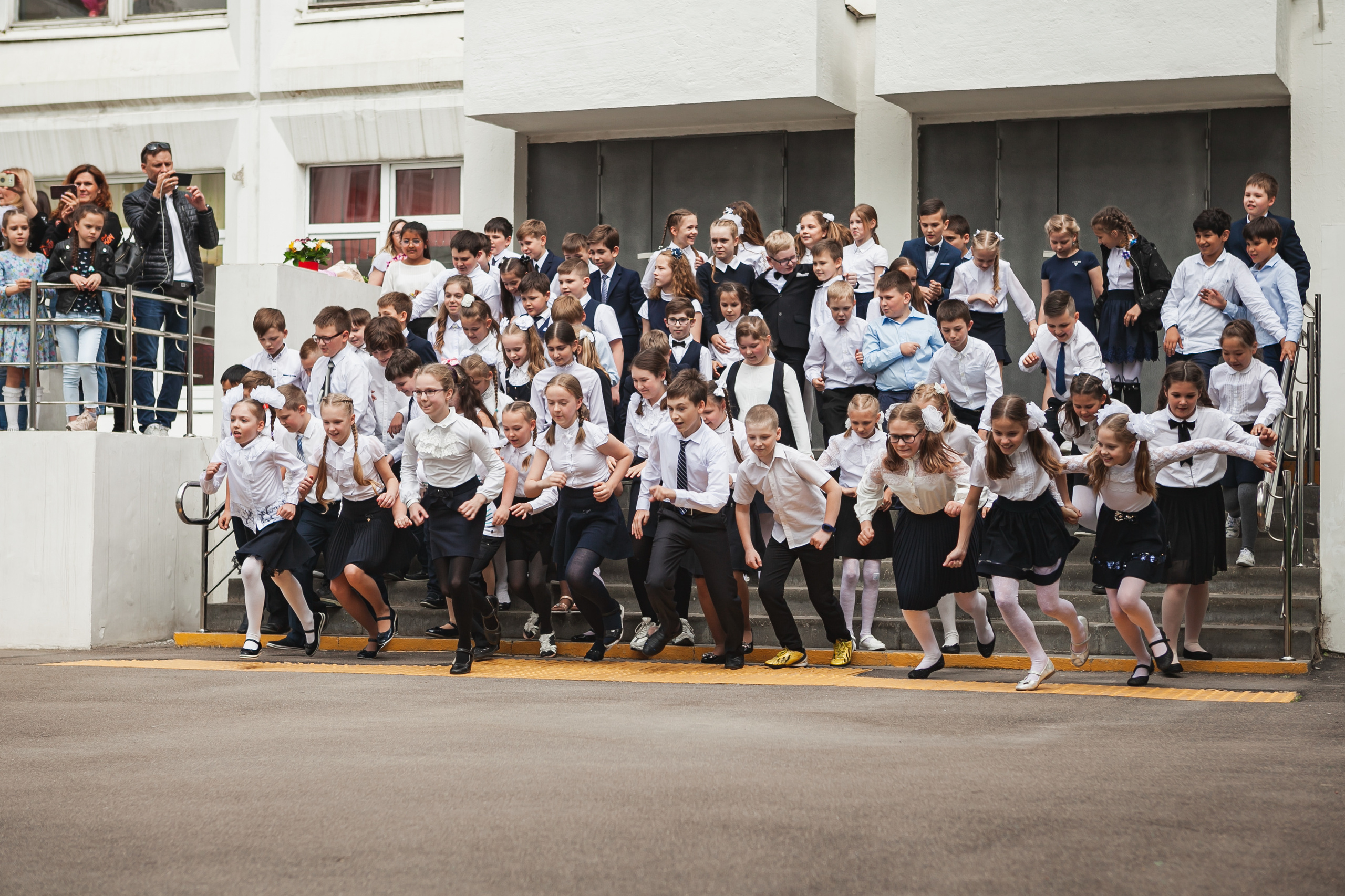 Репортажная съёмка. Выпускники 4 класса