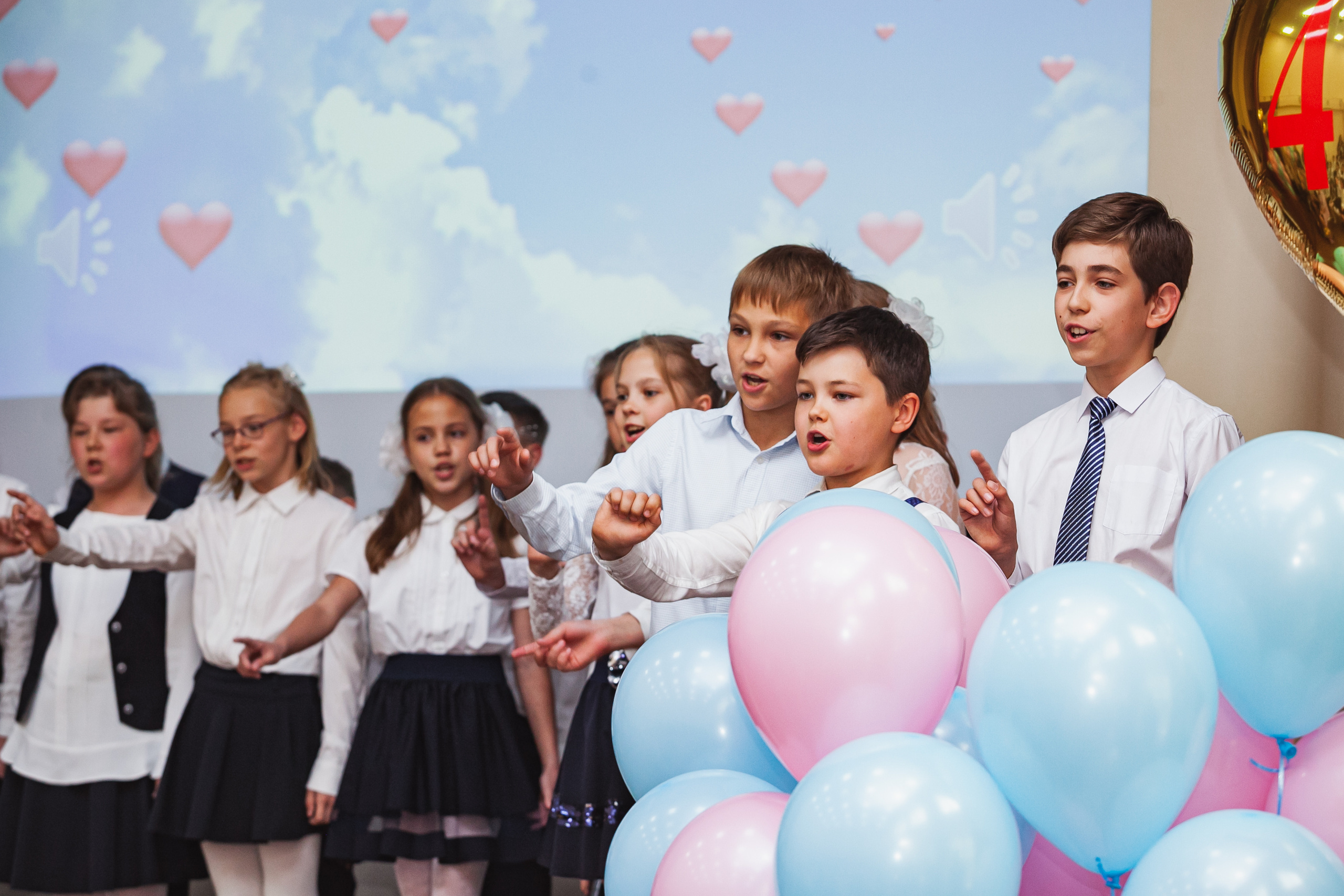 Репортажная съёмка. Выпускники 4 класса