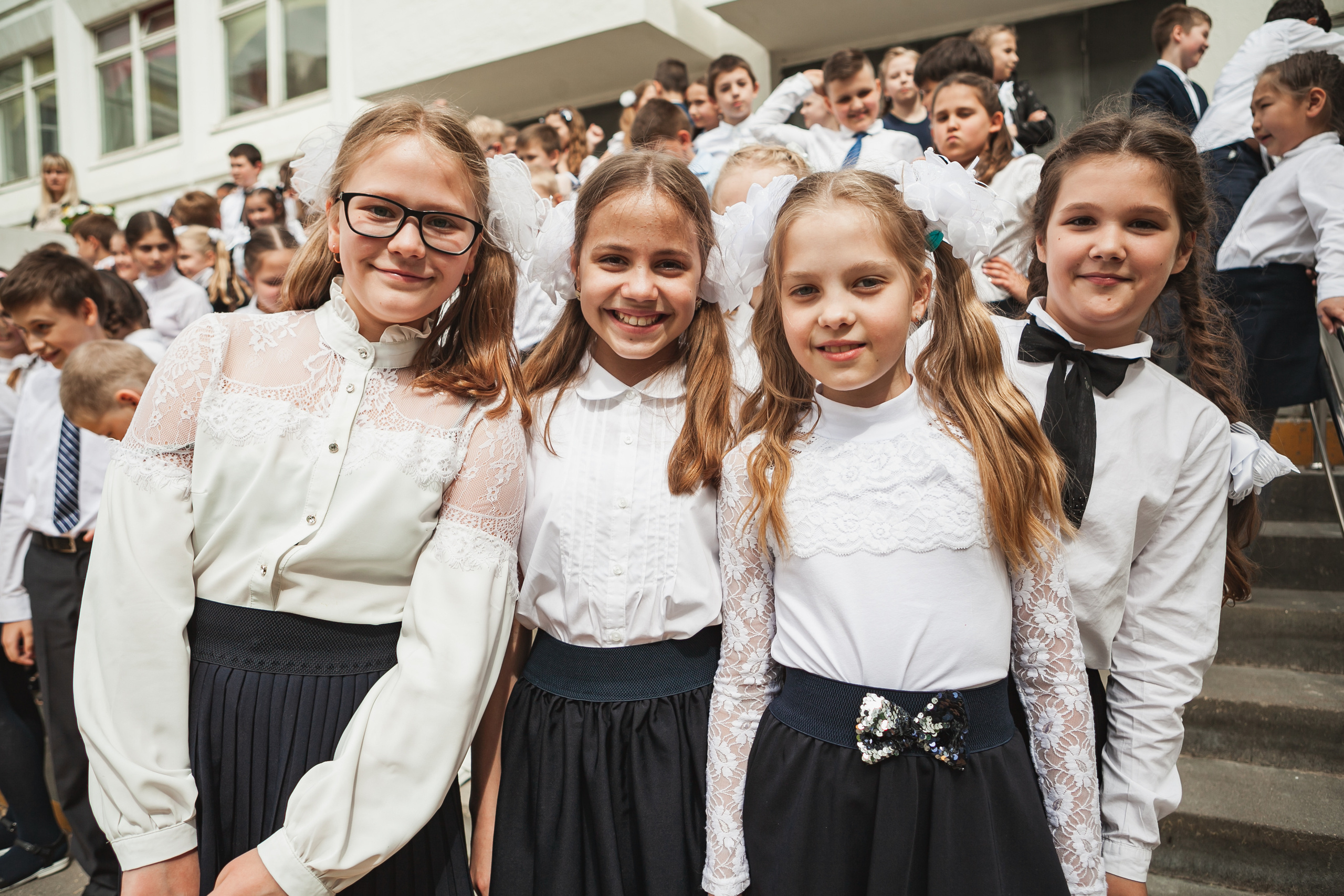 Репортажная съёмка. Выпускники 4 класса