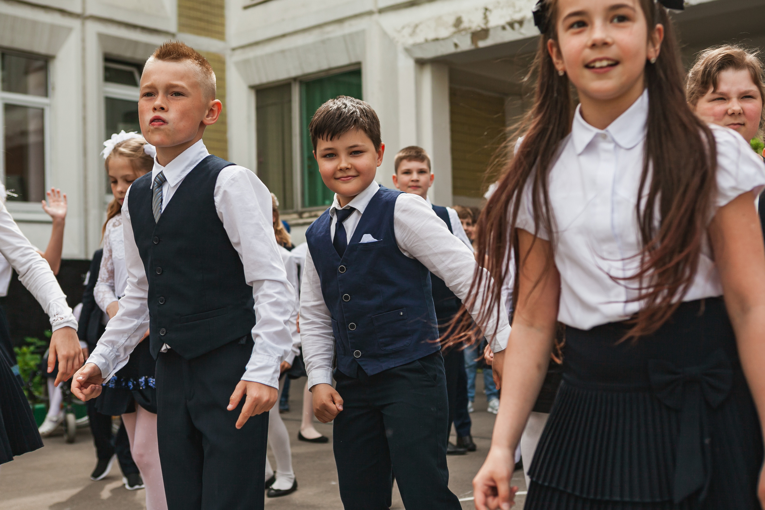 Репортажная съёмка. Выпускники 4 класса