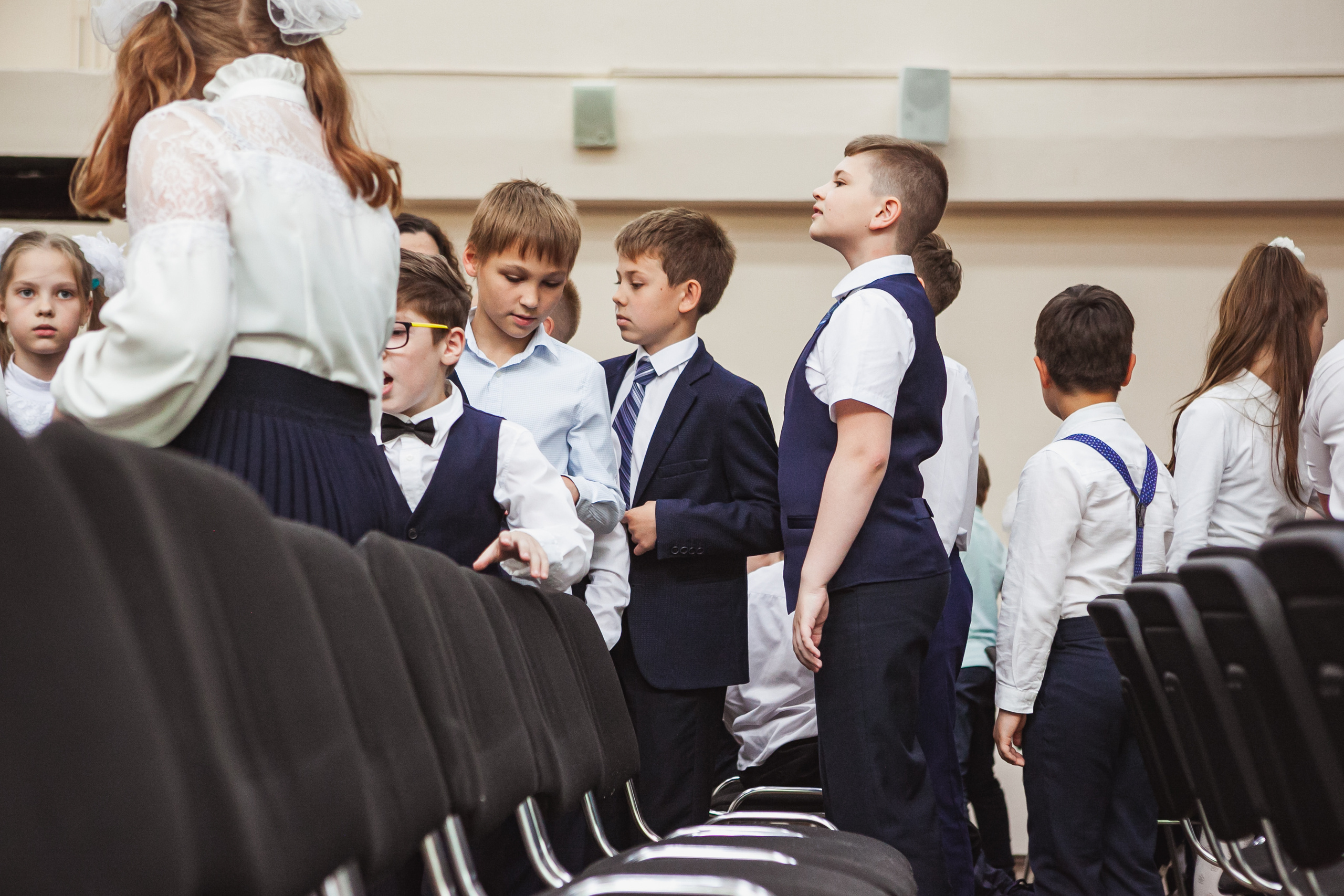 Репортажная съёмка. Выпускники 4 класса