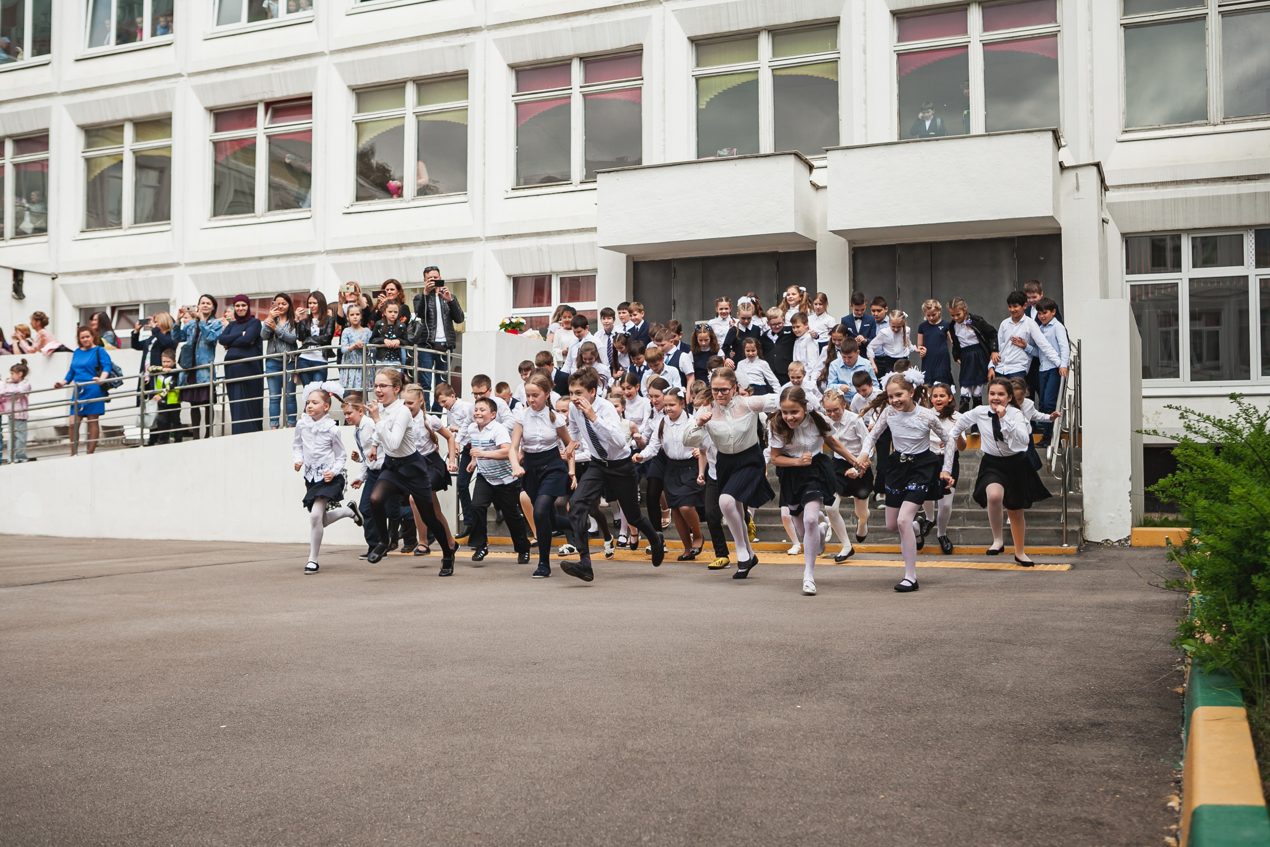 Репортажная съёмка. Выпускники 4 класса