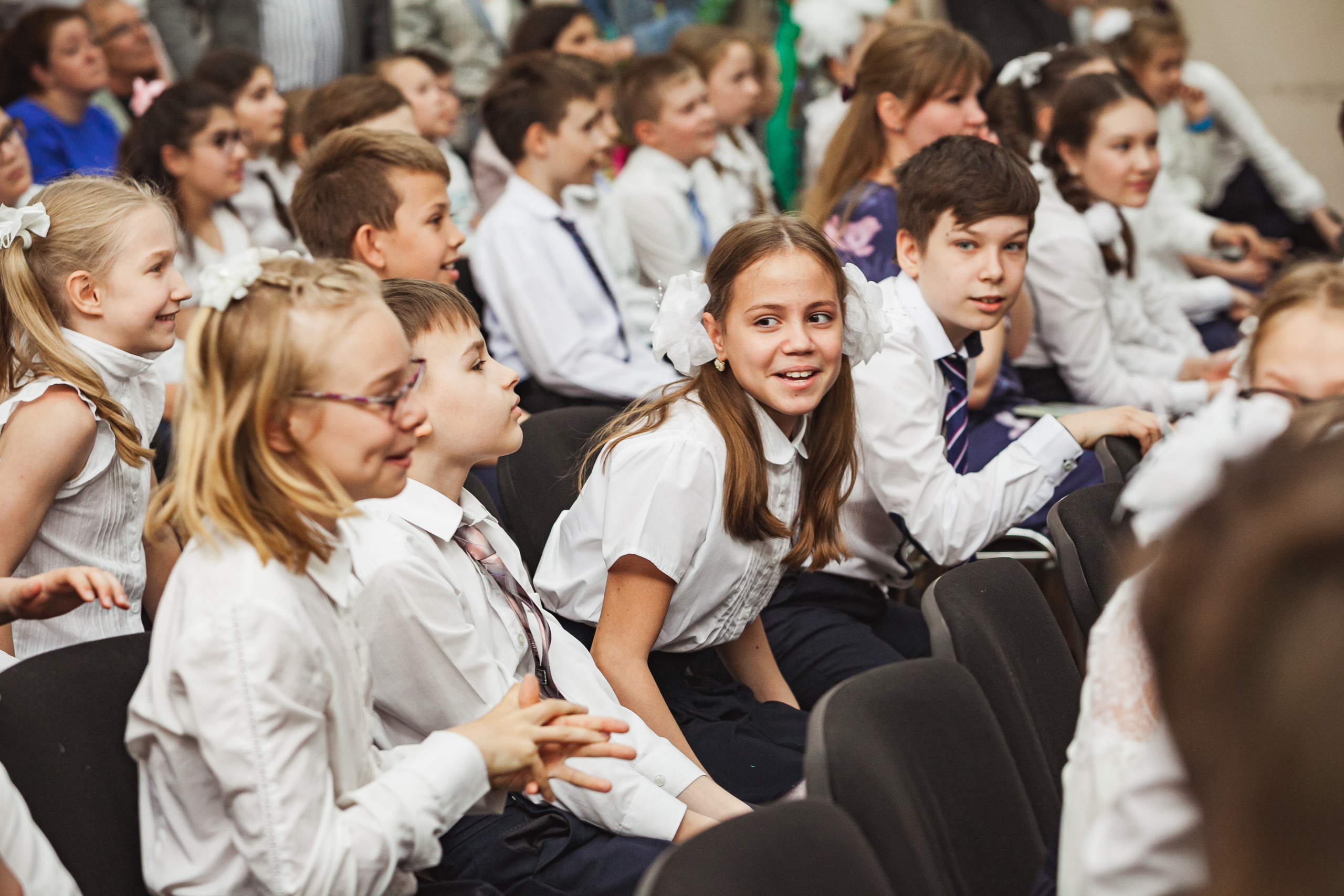 Репортажная съёмка. Выпускники 4 класса