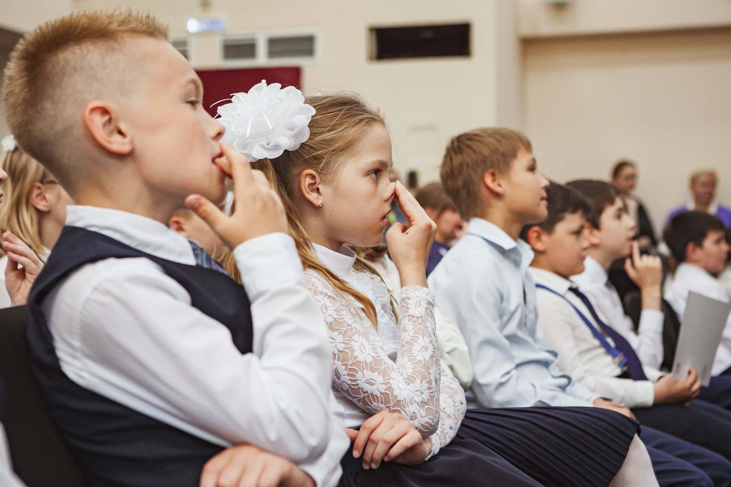 Репортажная съёмка. Выпускники 4 класса