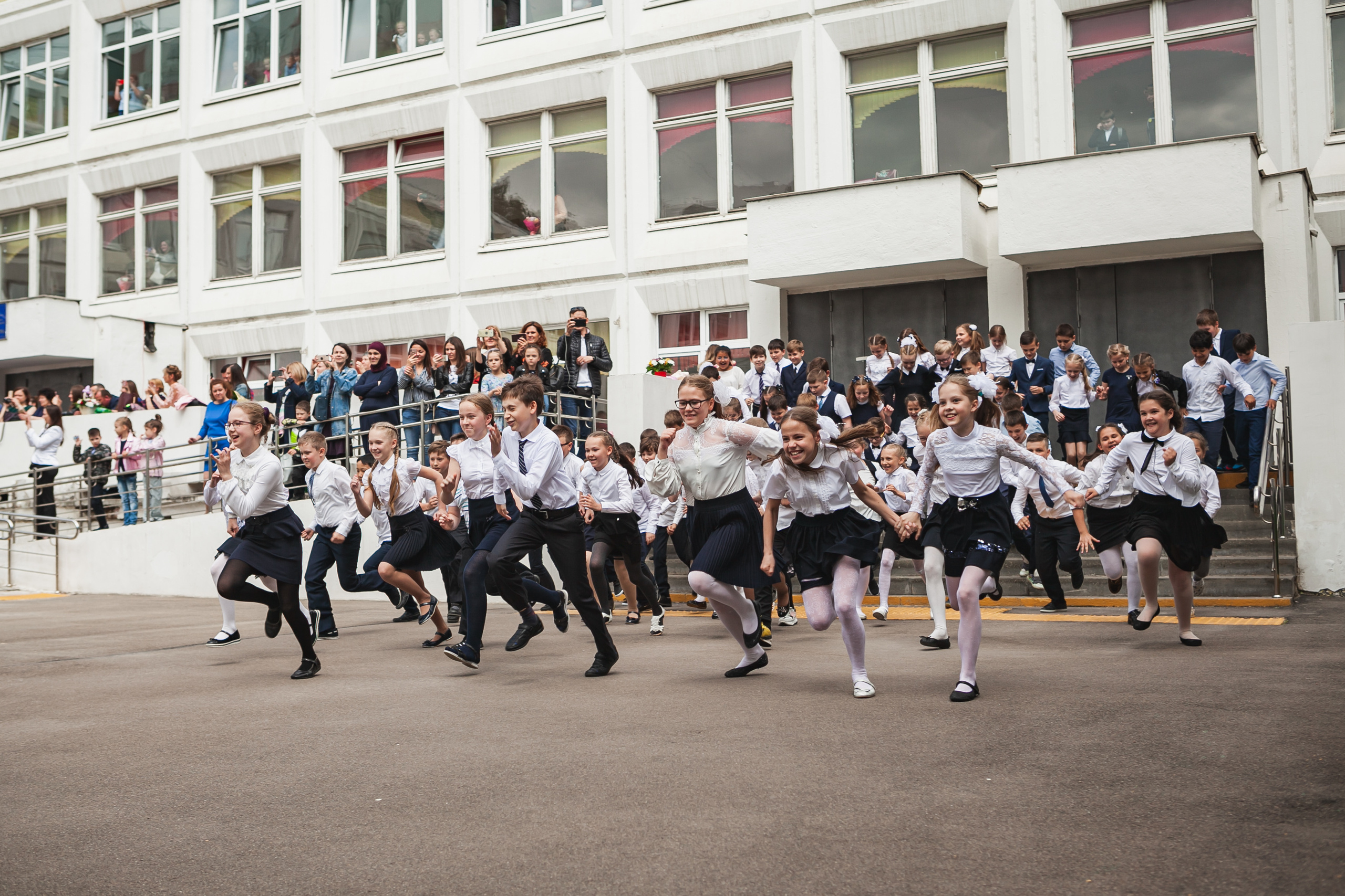 Репортажная съёмка. Выпускники 4 класса