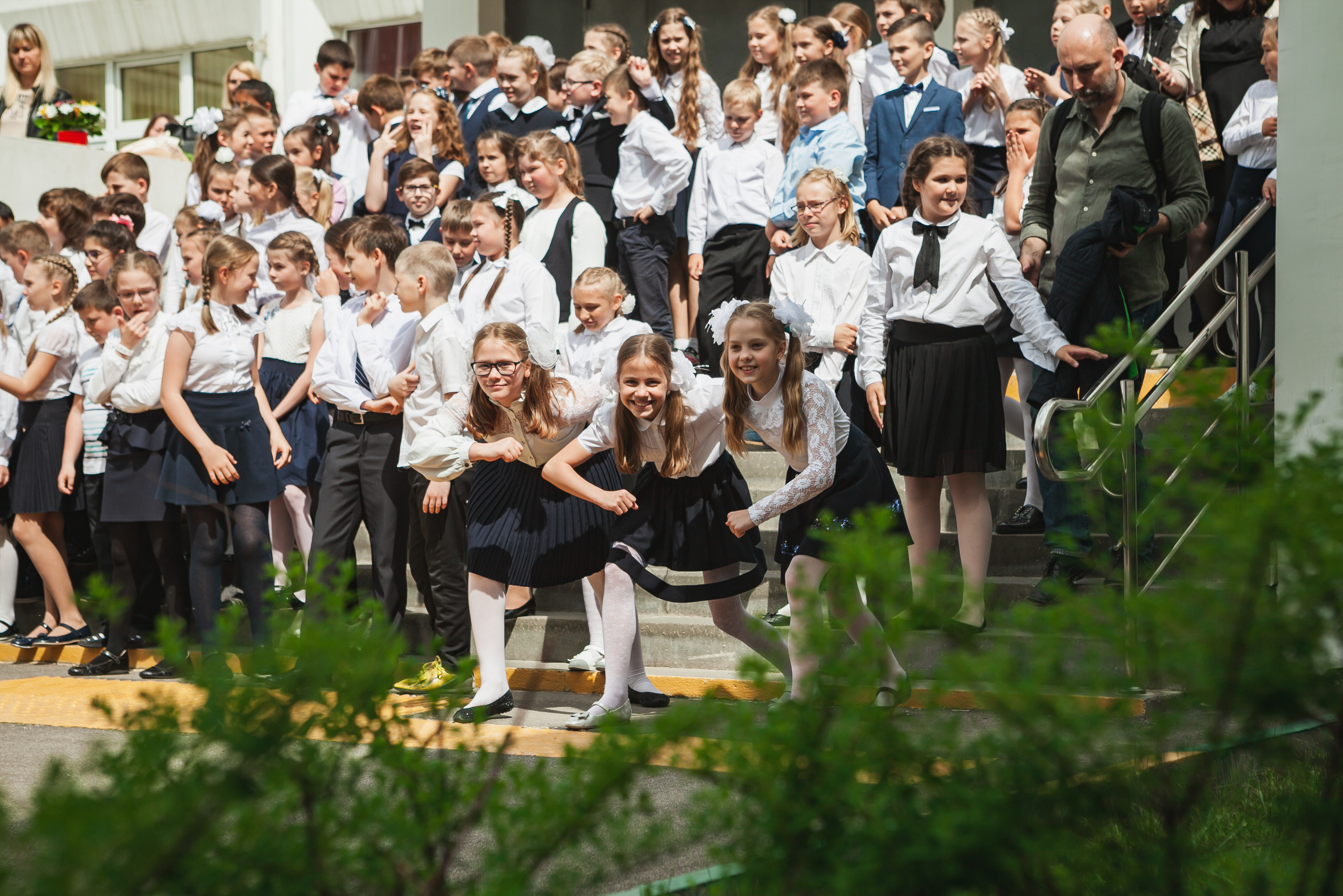 Репортажная съёмка. Выпускники 4 класса