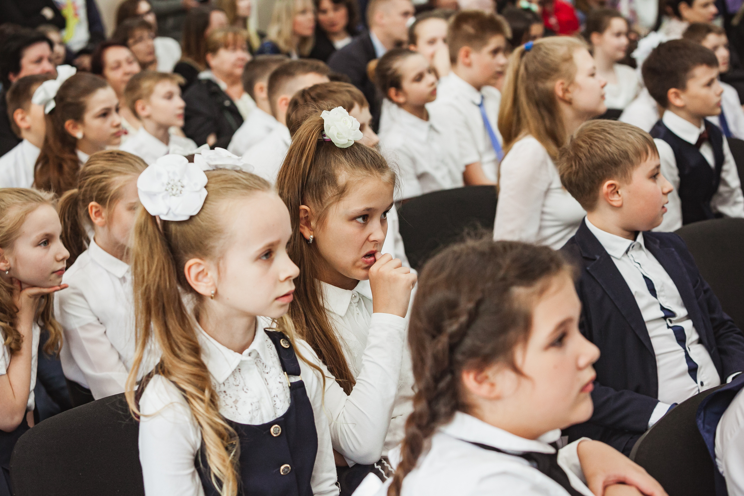 Репортажная съёмка. Выпускники 4 класса