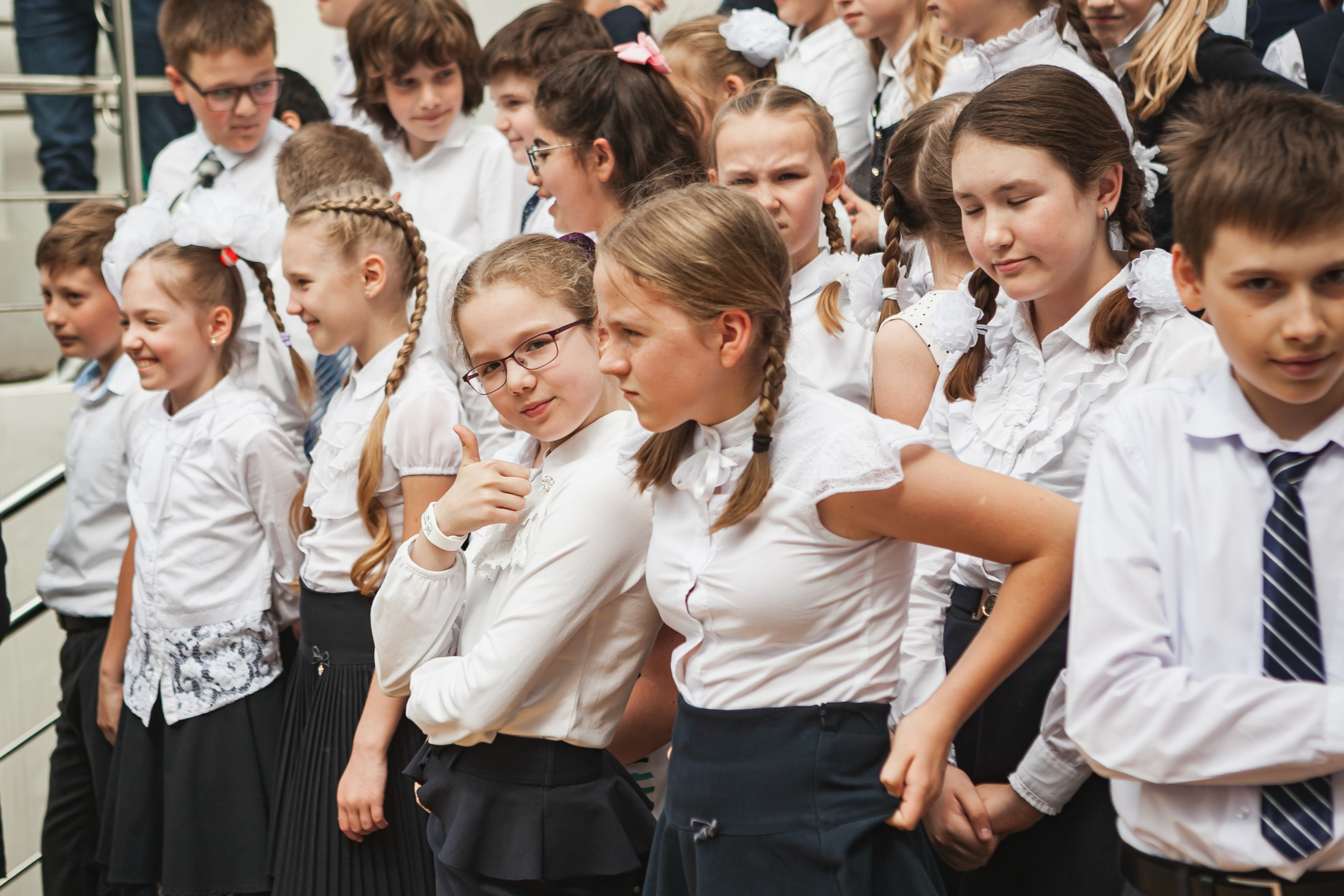 Репортажная съёмка. Выпускники 4 класса