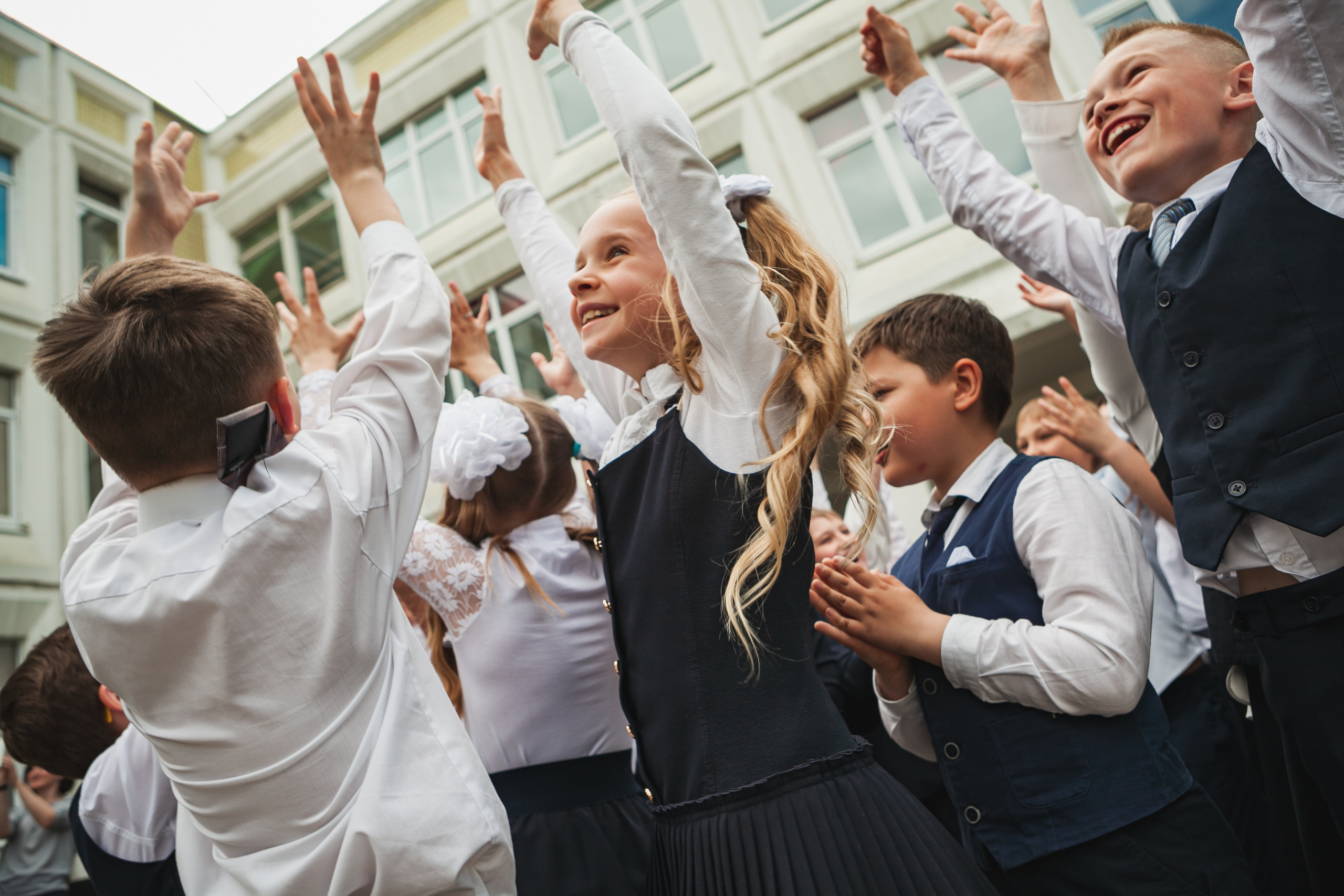 Репортажная съёмка. Выпускники 4 класса