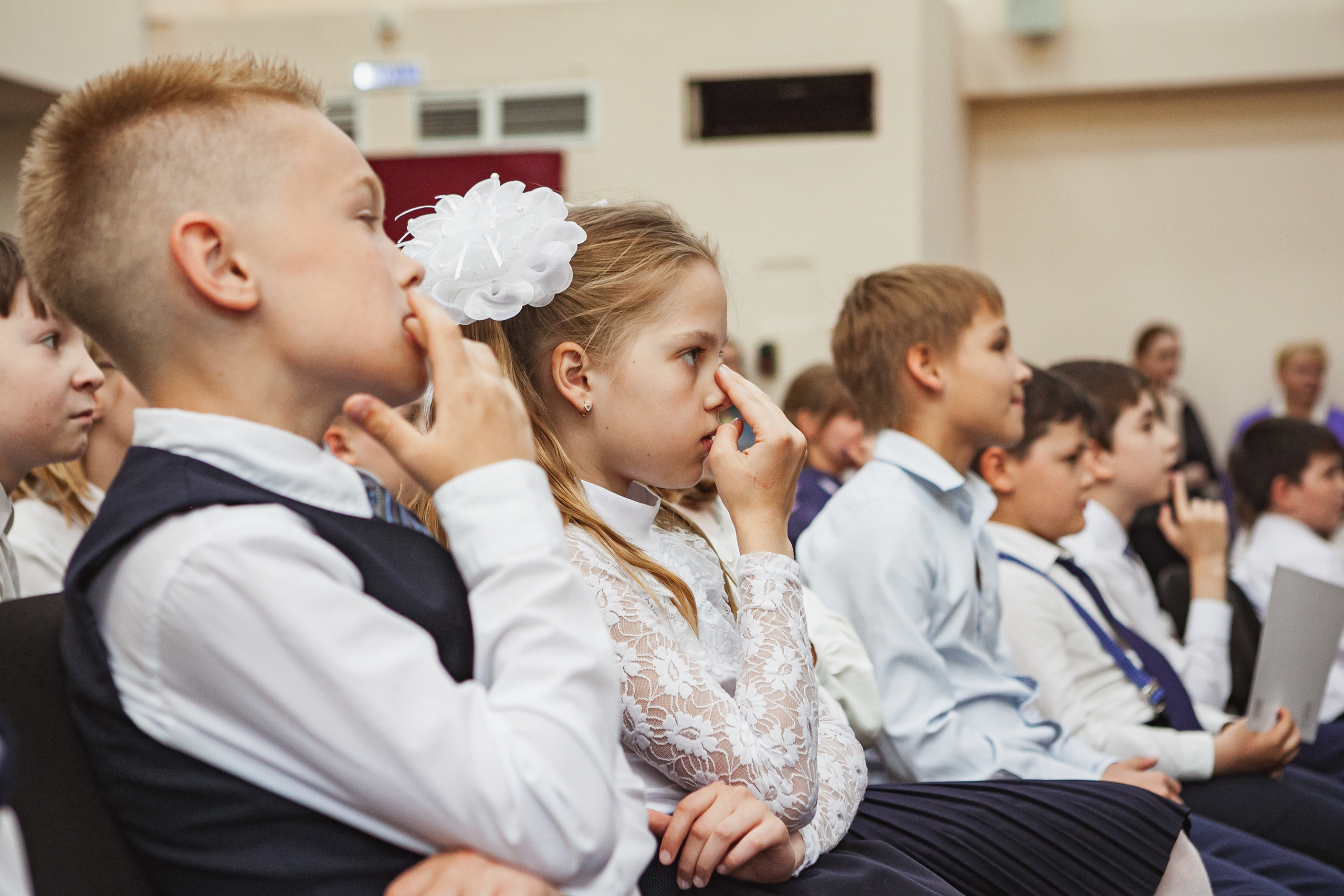 Репортажная съёмка. Выпускники 4 класса