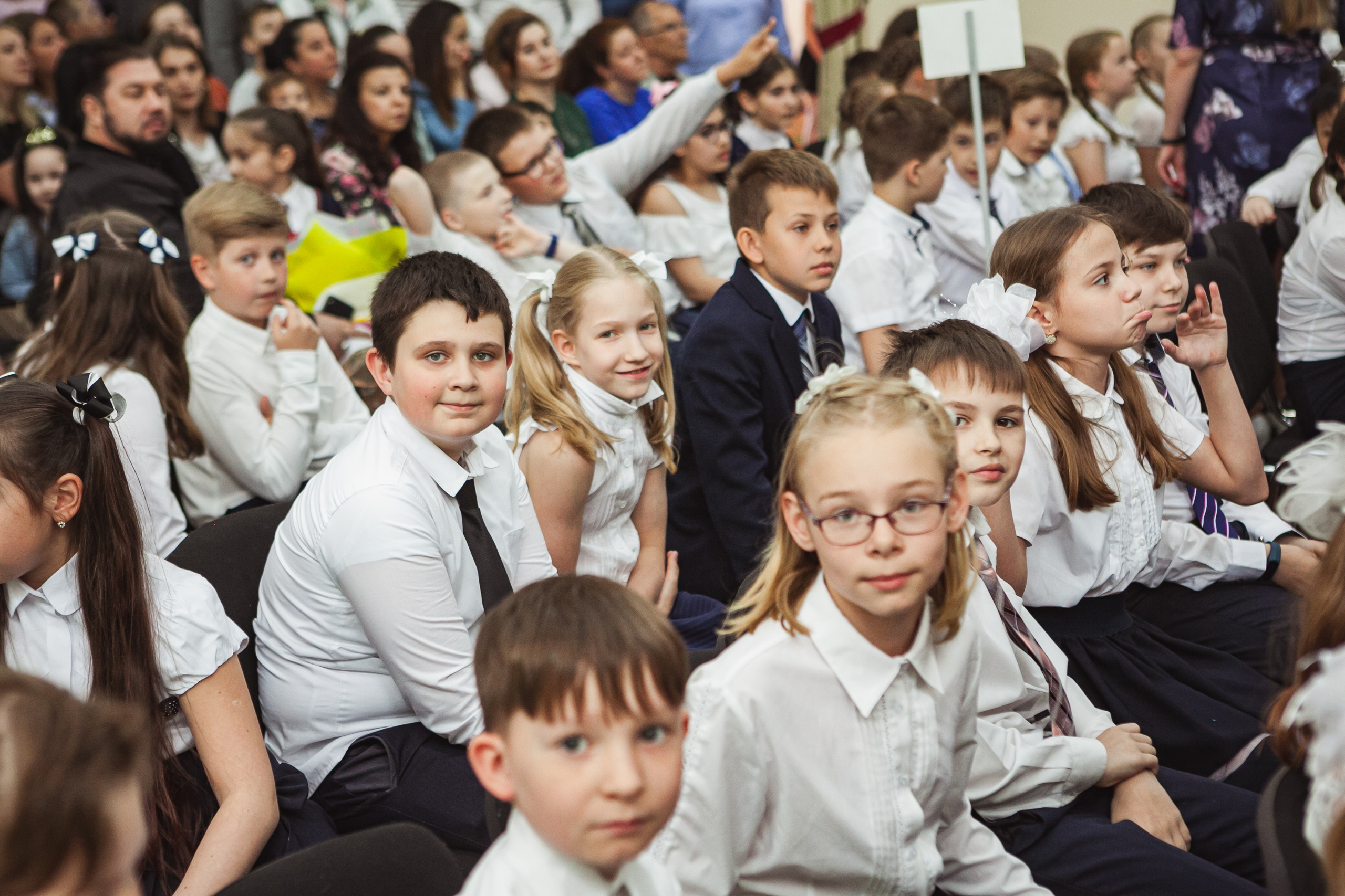 Репортажная съёмка. Выпускники 4 класса