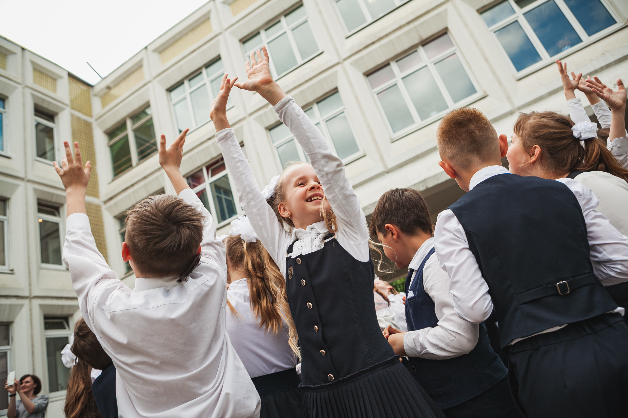 Репортажная съёмка. Выпускники 4 класса