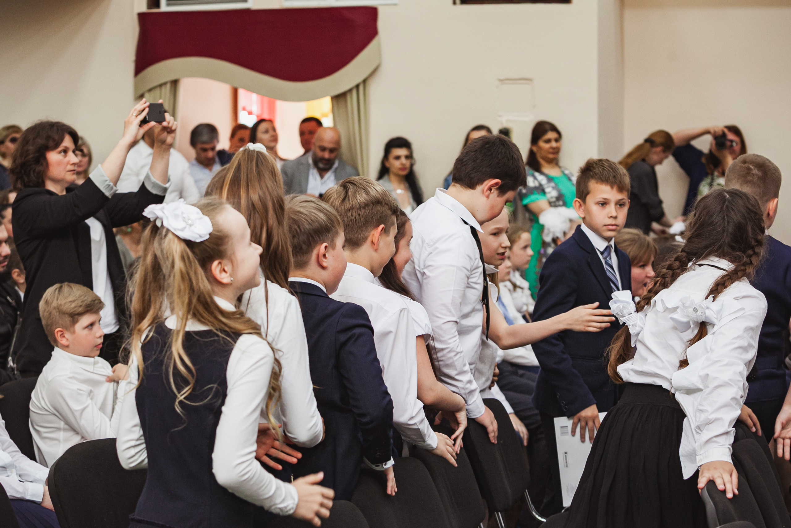 Репортажная съёмка. Выпускники 4 класса