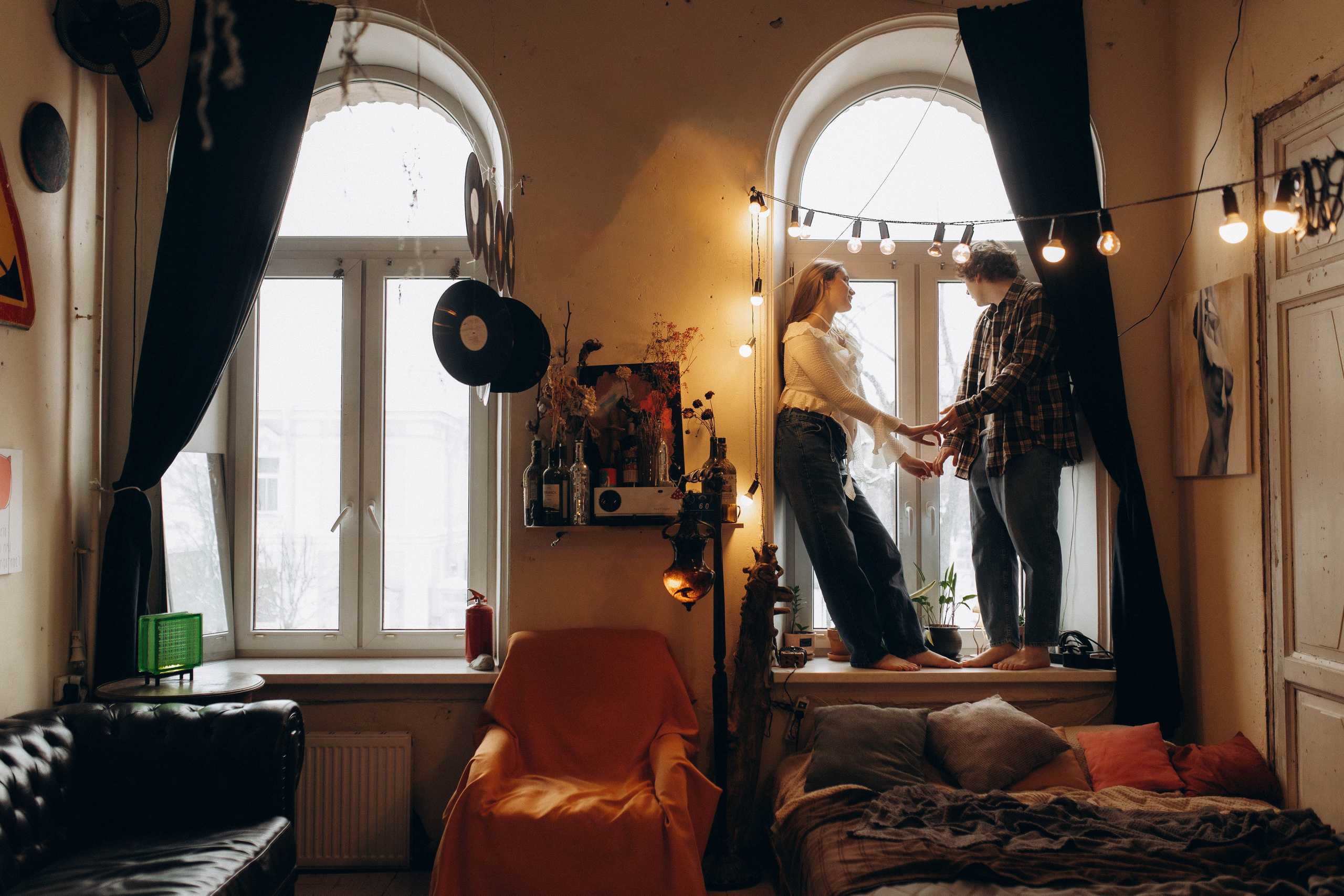 В питерской квартирке на Никольской. Фотограф Саратов