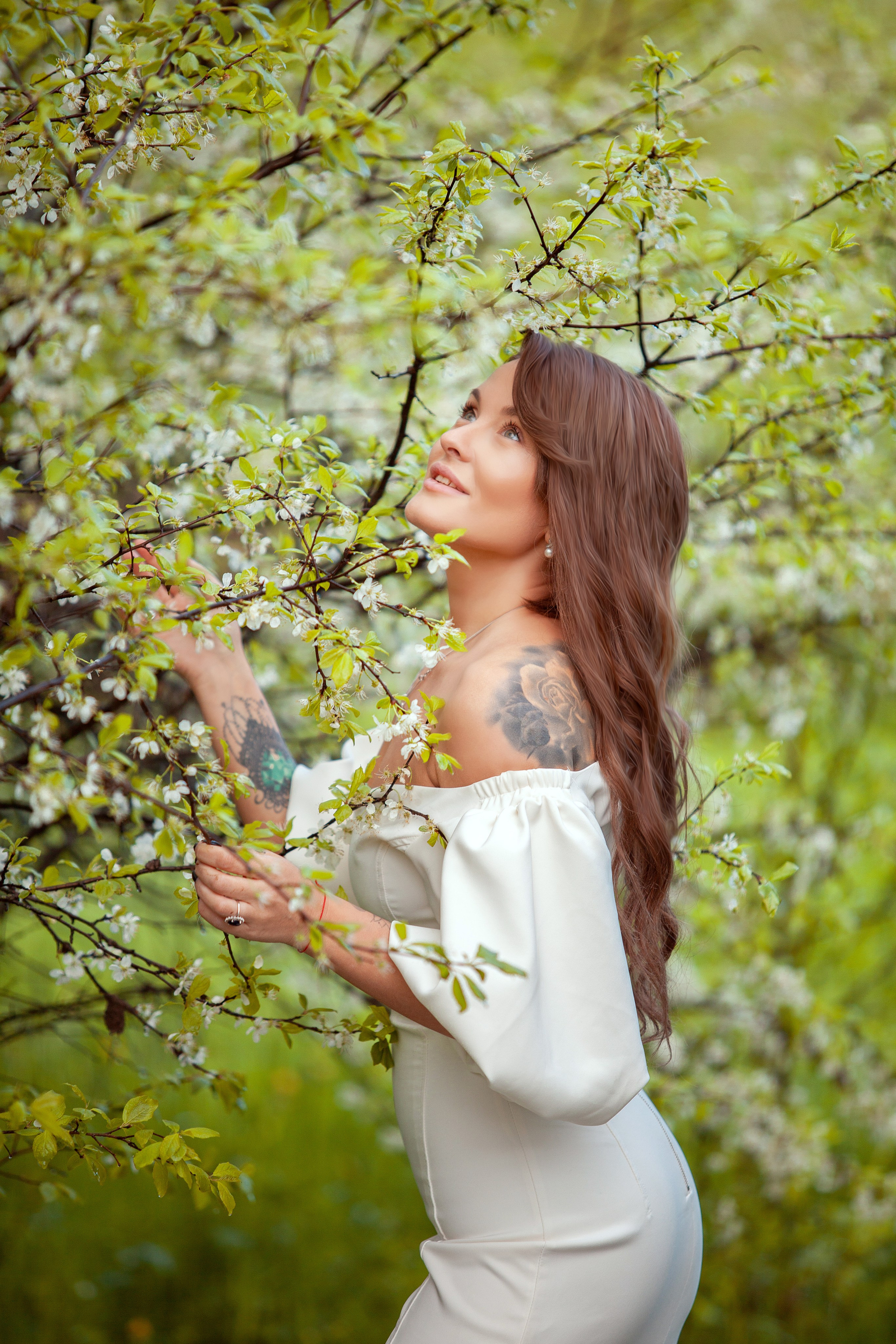 В цветах. Фотограф Мария Кольцова